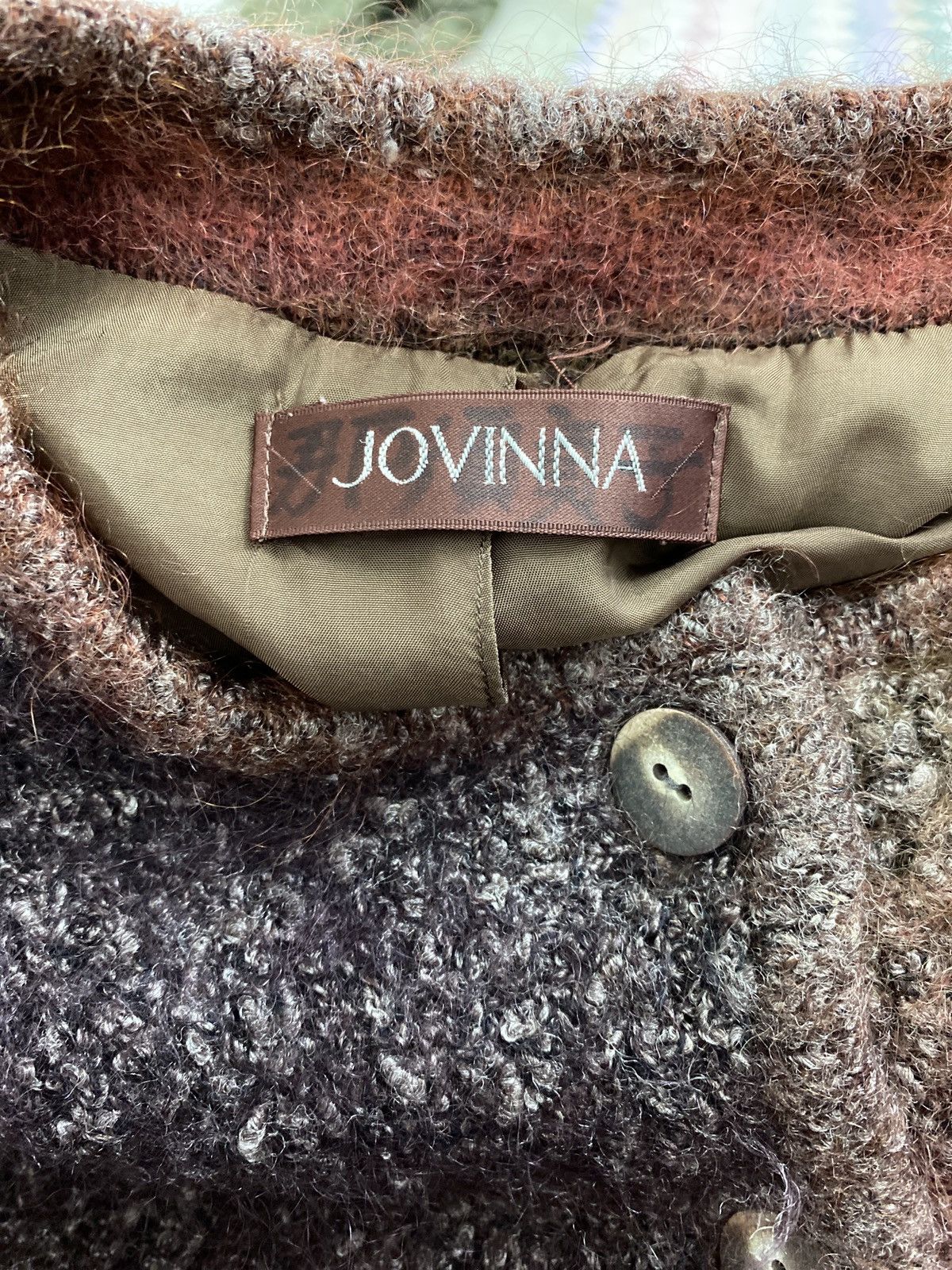 Japanese Brand × Vintage Vintage jovinna mohair button up jacket Size US M / EU 48-50 / 2 - 4 Thumbnail