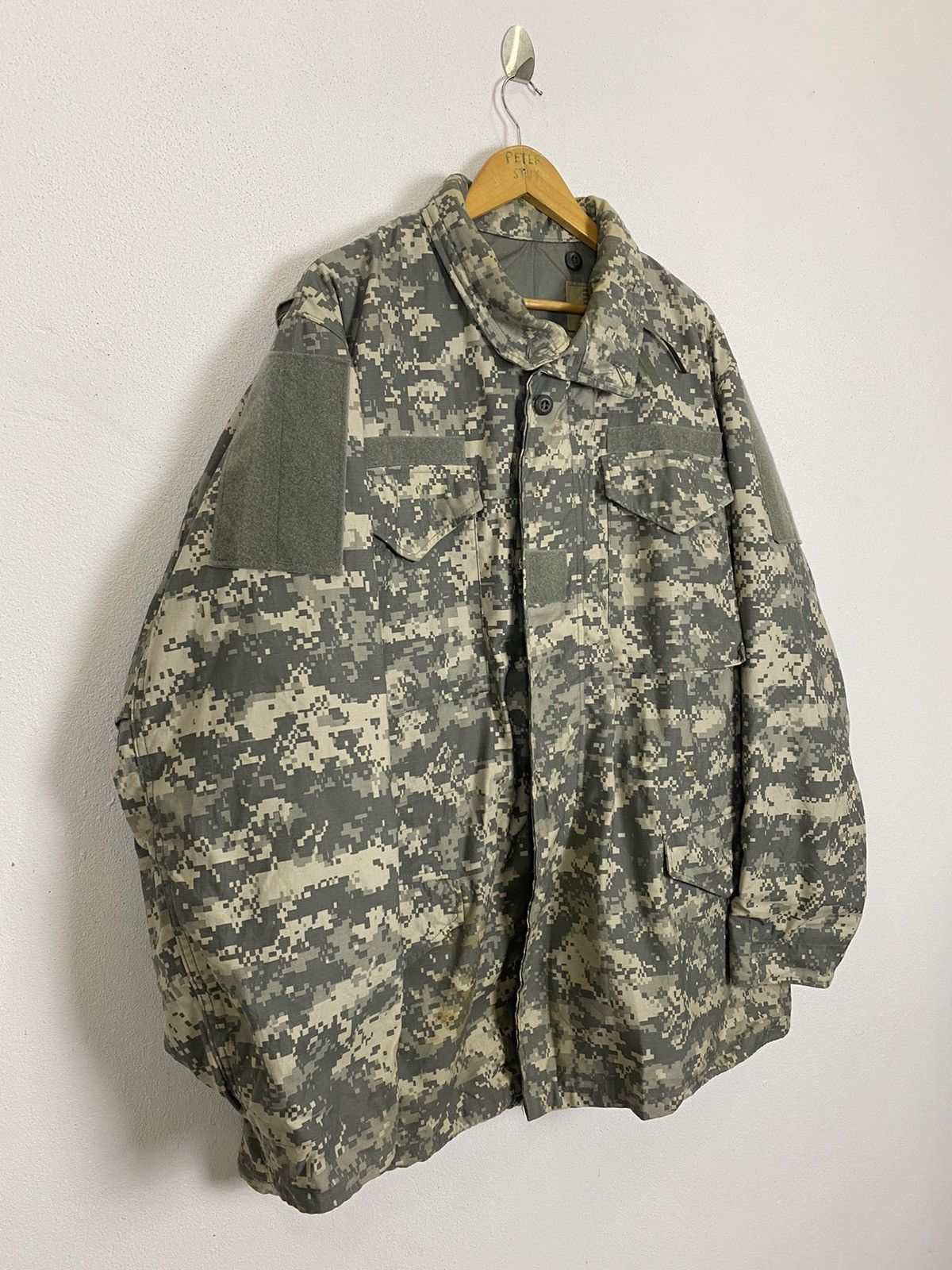 Vintage VINTAGE GOLDEN MFG CAMO DIGITAL MILITARY PARKA JACKET Size US XL / EU 56 / 4 - 3 Thumbnail
