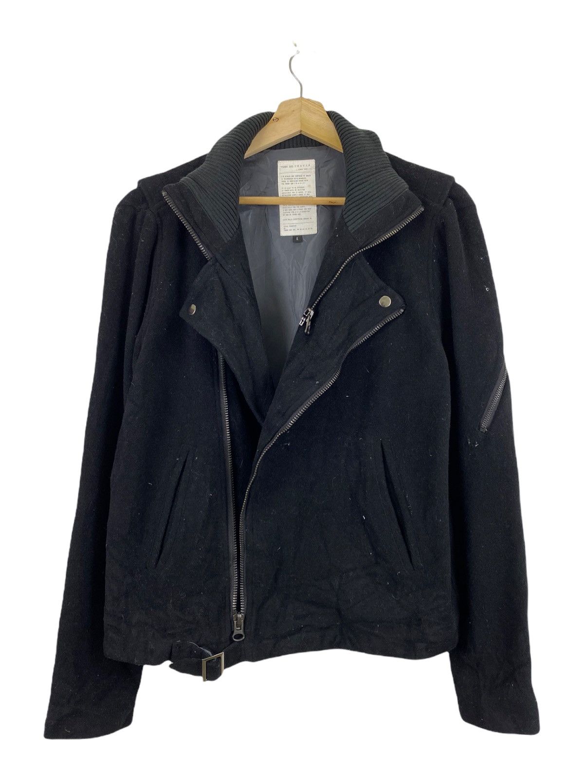 Designer × Japanese Brand Thanx god Biker Jacket nice style Size US L / EU 52-54 / 3 - 1 Thumbnail