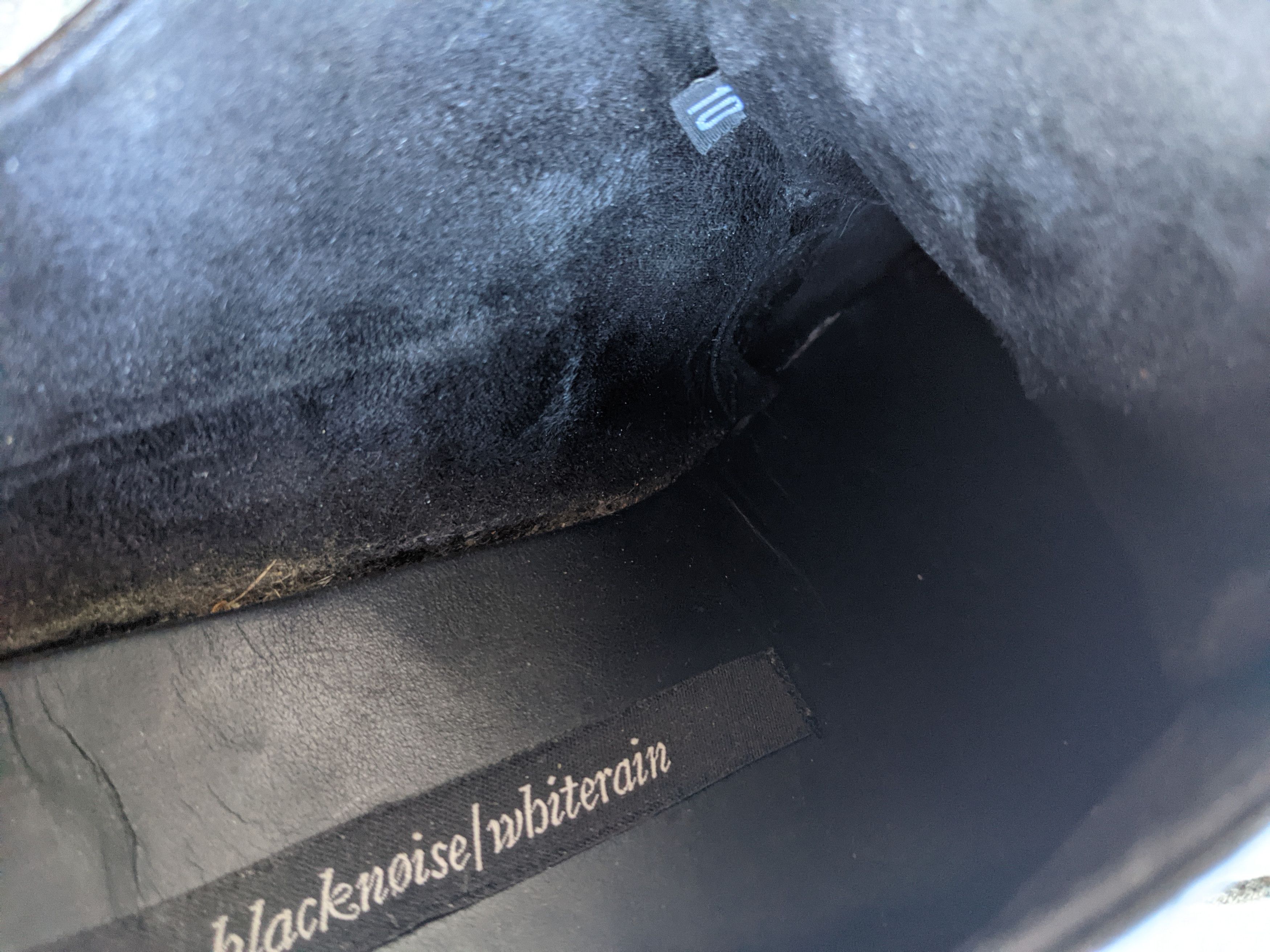 Black Noise White Rain Titus Shoe Size US 10 / EU 43 - 4 Thumbnail