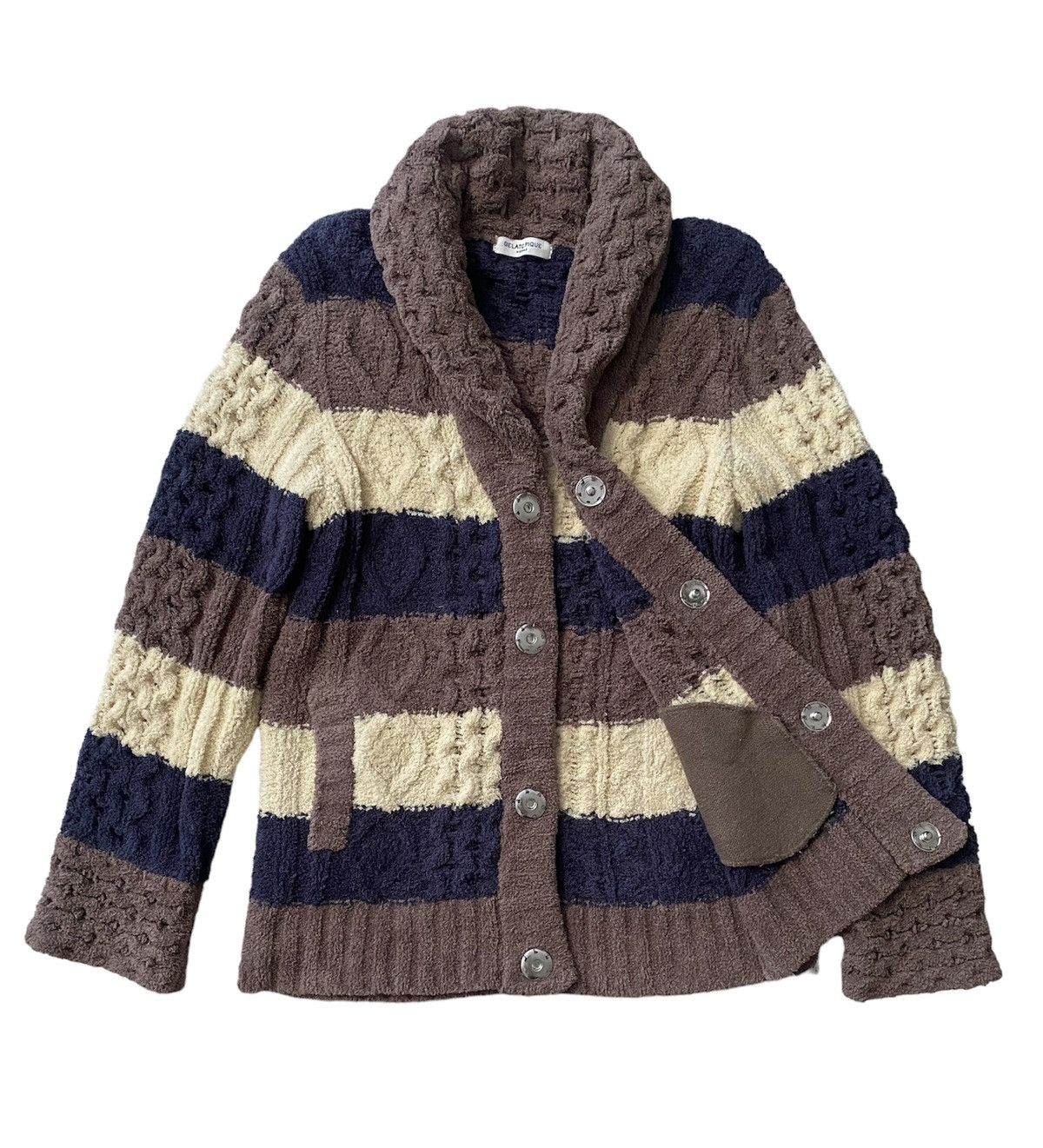 Other GELATO PIQUE HOMME Versatiles Soft Fleece Cardigan Size US L / EU 52-54 / 3 - 3 Thumbnail