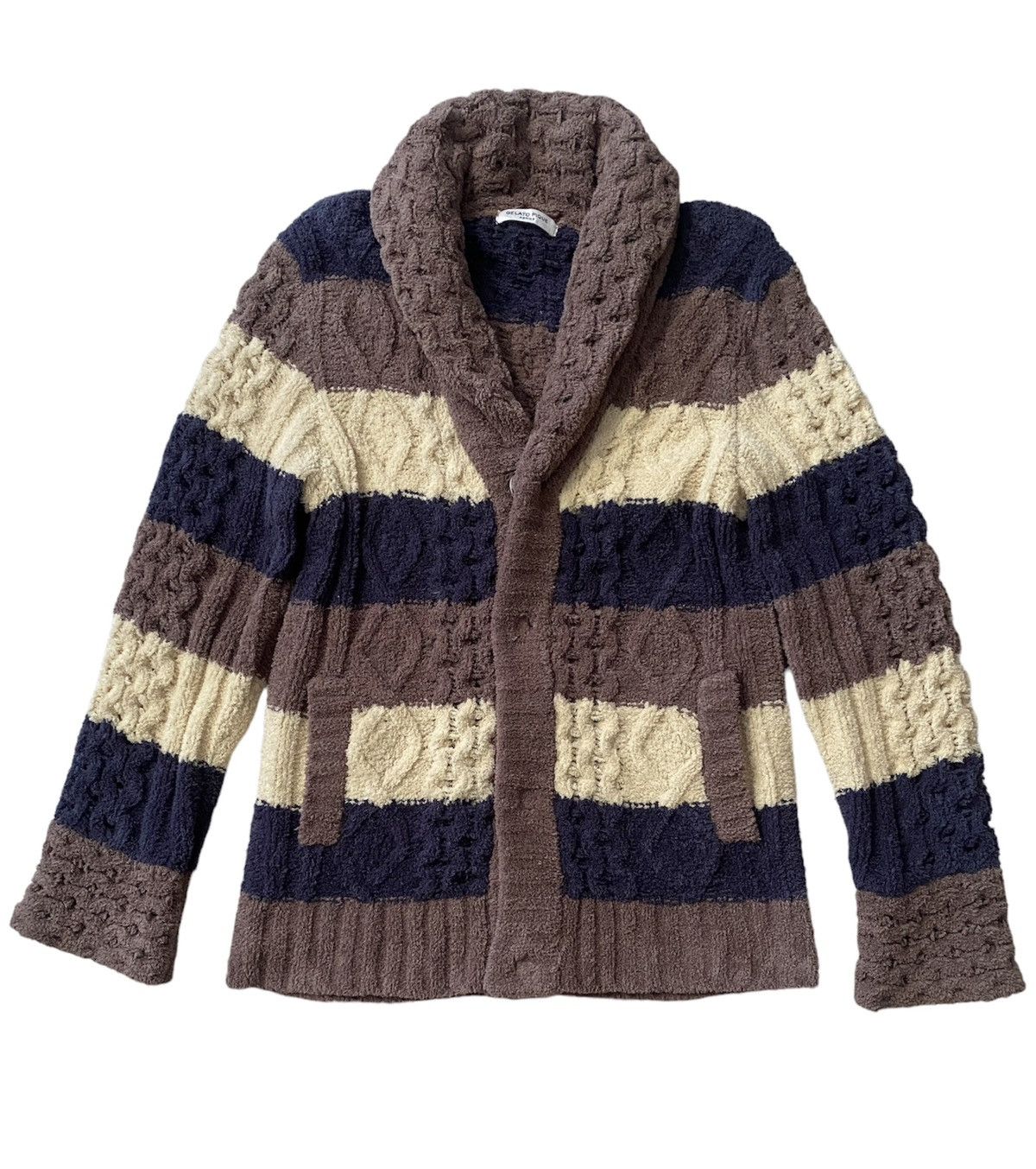 Other GELATO PIQUE HOMME Versatiles Soft Fleece Cardigan Size US L / EU 52-54 / 3 - 1 Thumbnail