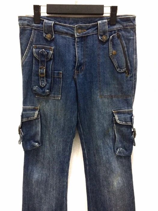 Japanese Brand Japanese Brand Tactical Multipocket Cargo Denim Pant Size US 31 - 2 Thumbnail