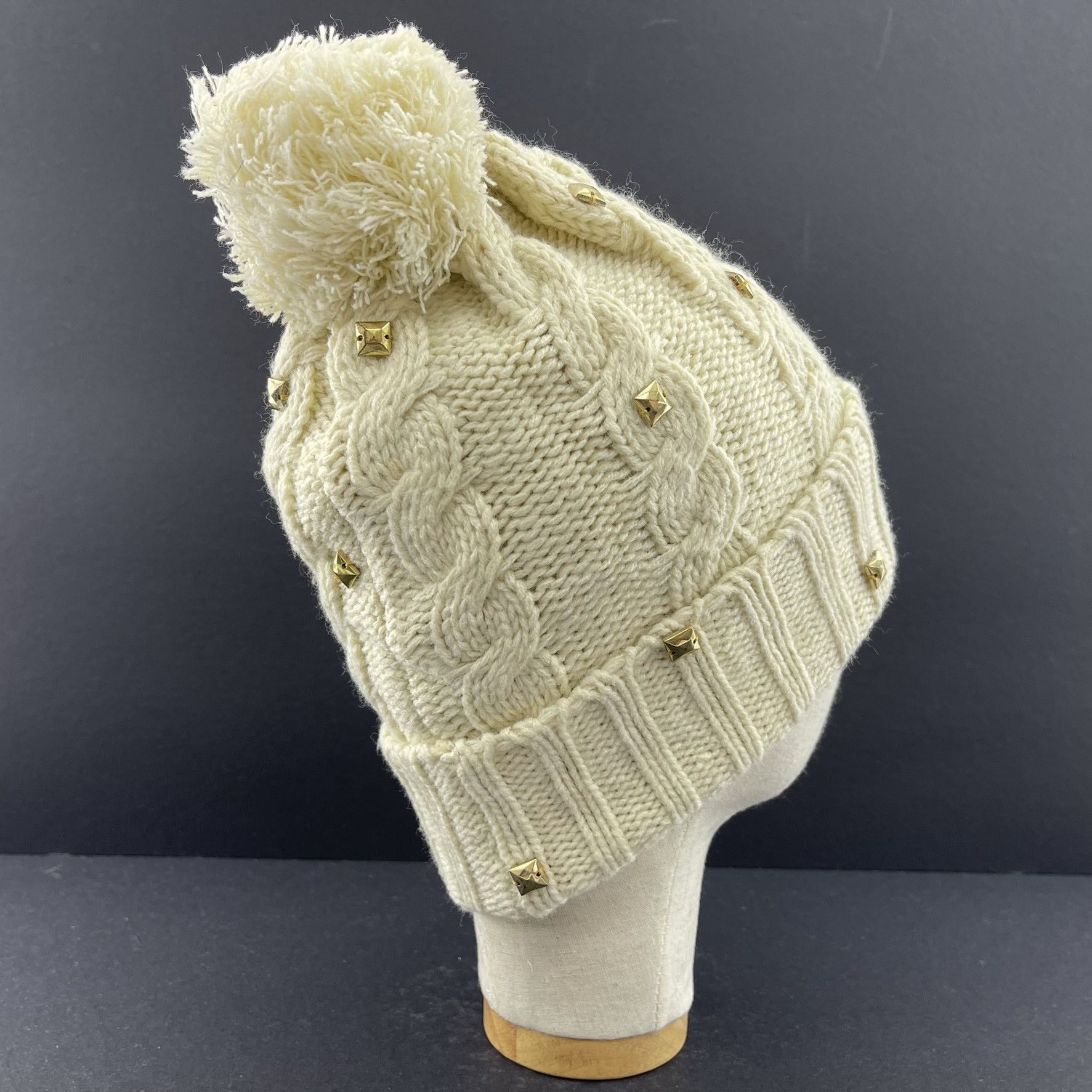 Other Unknown Spike Beanie Hats-BH2261 Size ONE SIZE - 4 Thumbnail