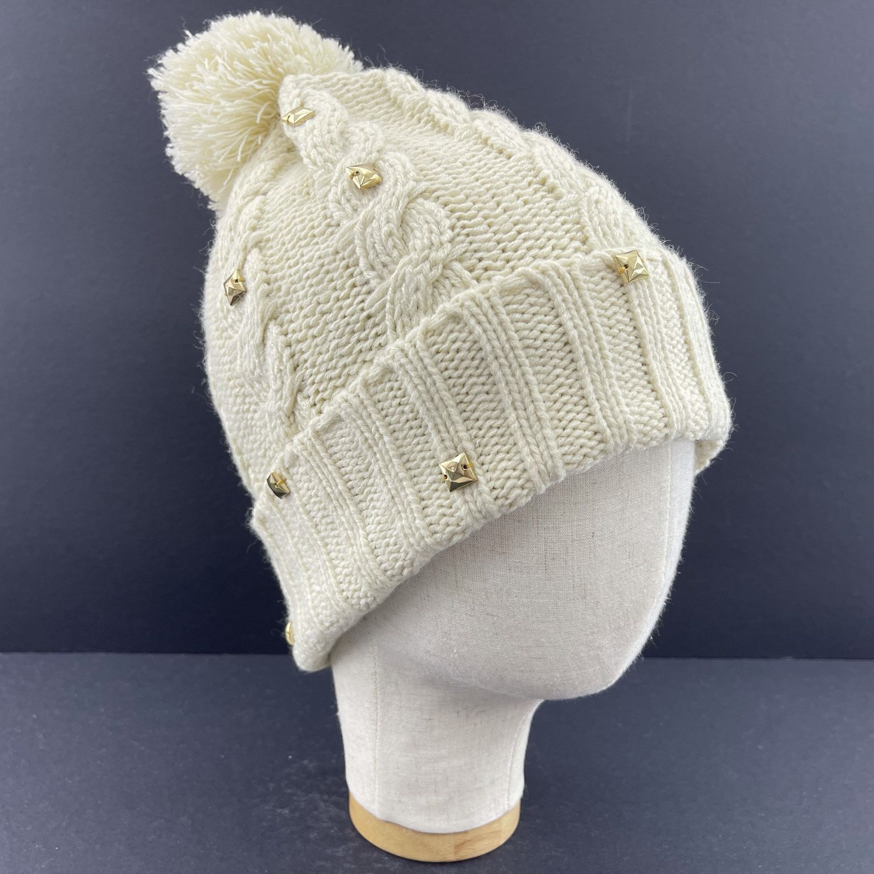 Other Unknown Spike Beanie Hats-BH2261 Size ONE SIZE - 3 Thumbnail