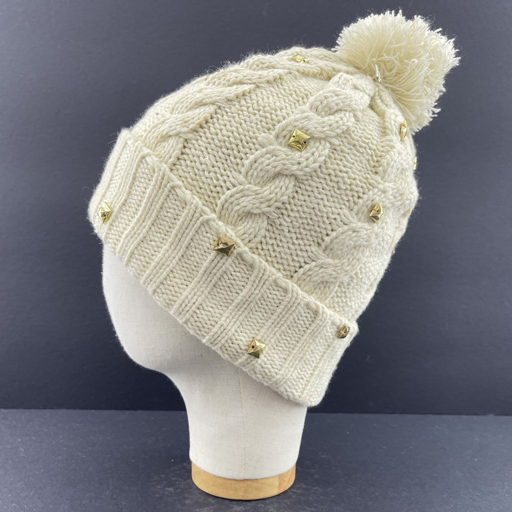 Other Unknown Spike Beanie Hats-BH2261 Size ONE SIZE - 2 Thumbnail