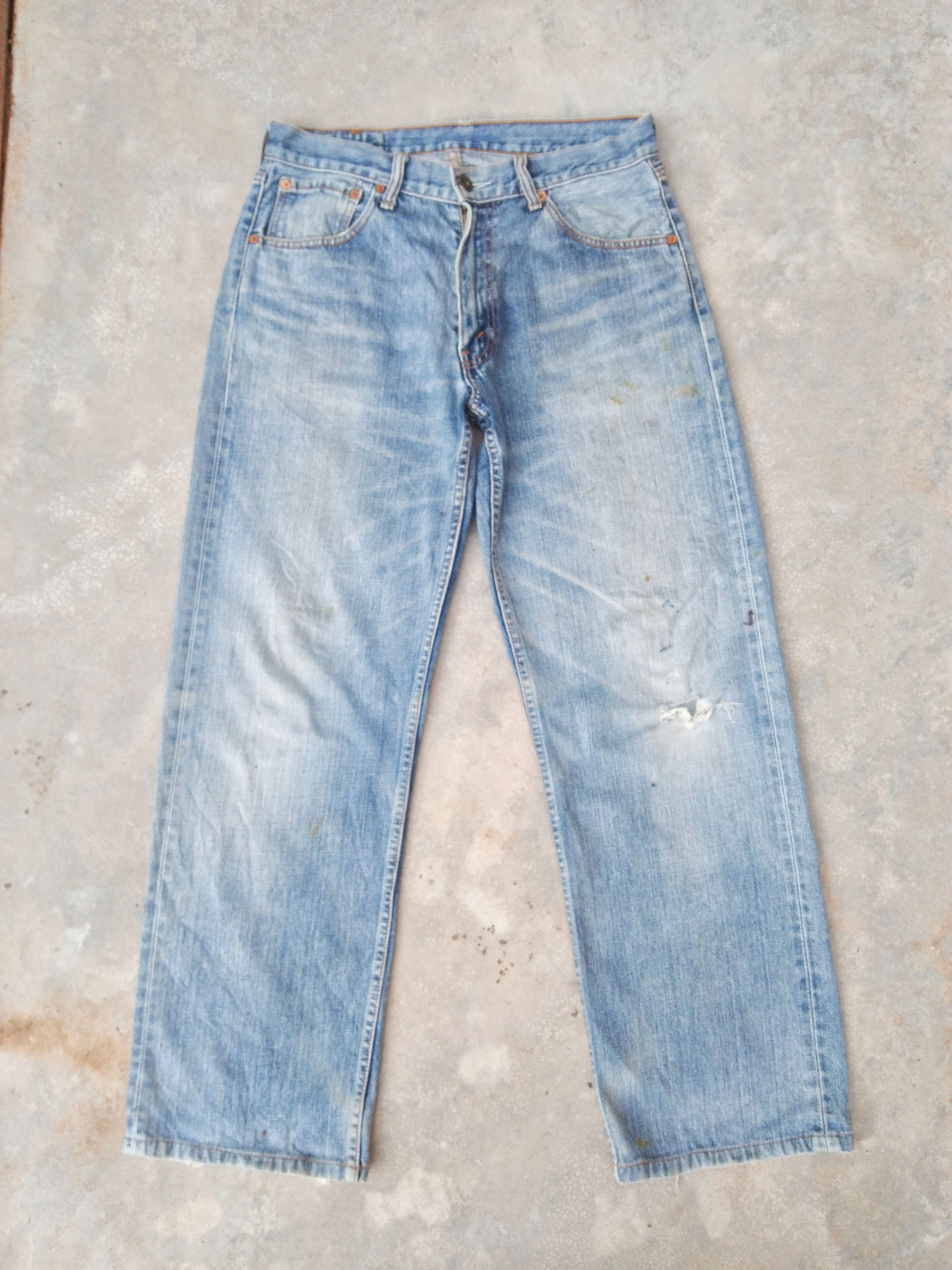 Jean × Levi's × Vintage Vintage Levi's Jeans 503 Distressed Straight ...