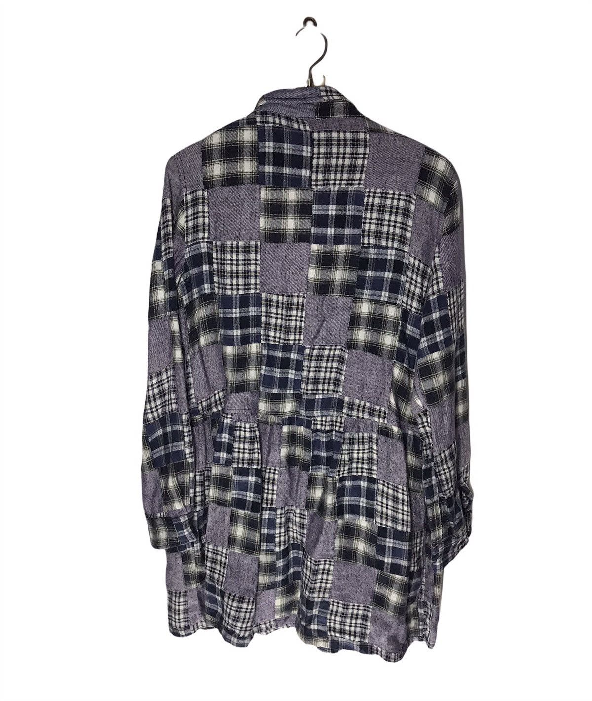 Flannel Woman flannel pactwork button up shirt by caliner Size US S / EU 44-46 / 1 - 2 Thumbnail