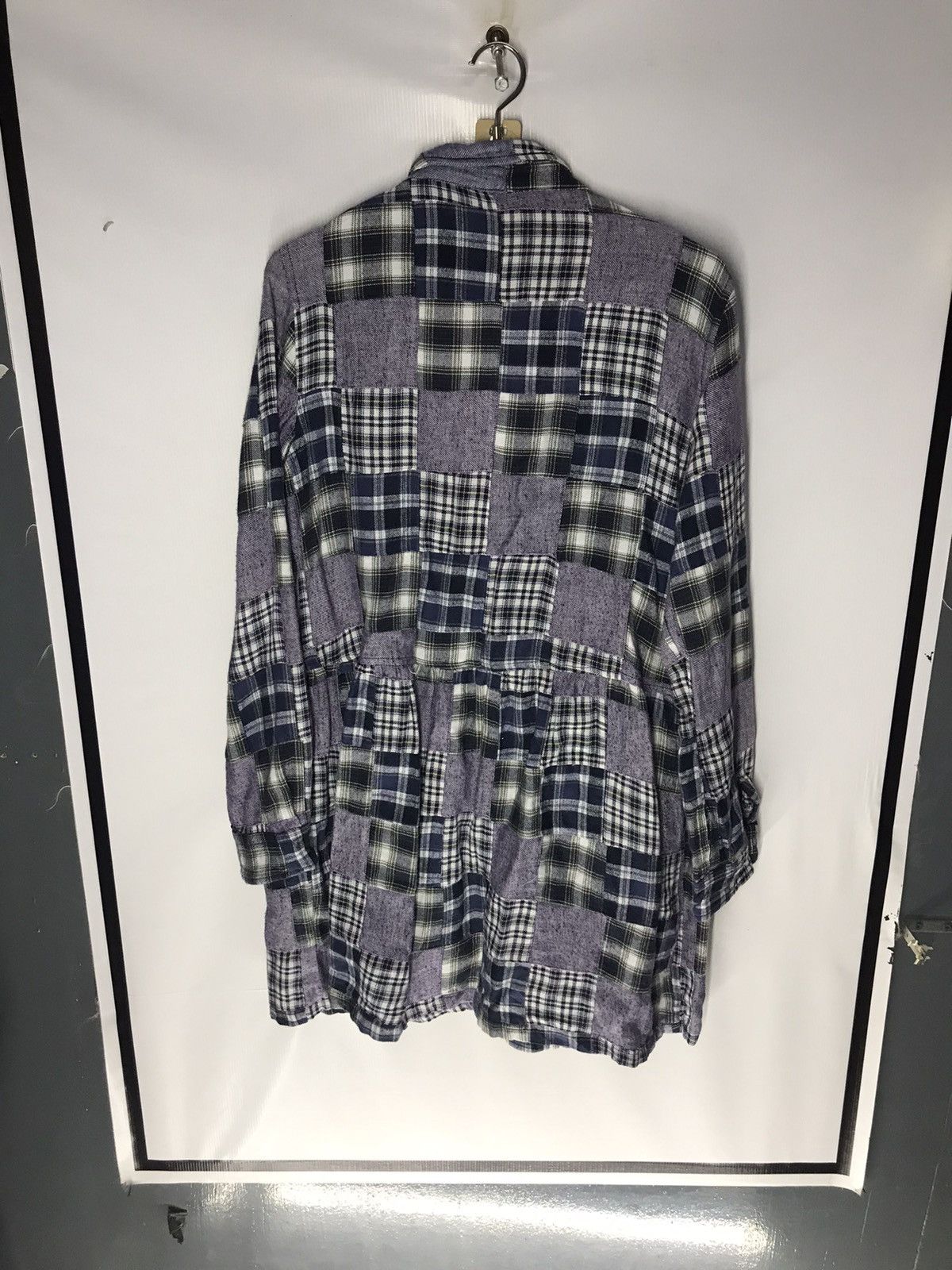 Flannel Woman flannel pactwork button up shirt by caliner Size US S / EU 44-46 / 1 - 9 Thumbnail