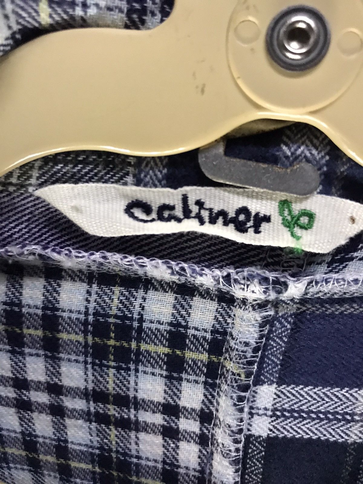 Flannel Woman flannel pactwork button up shirt by caliner Size US S / EU 44-46 / 1 - 3 Thumbnail
