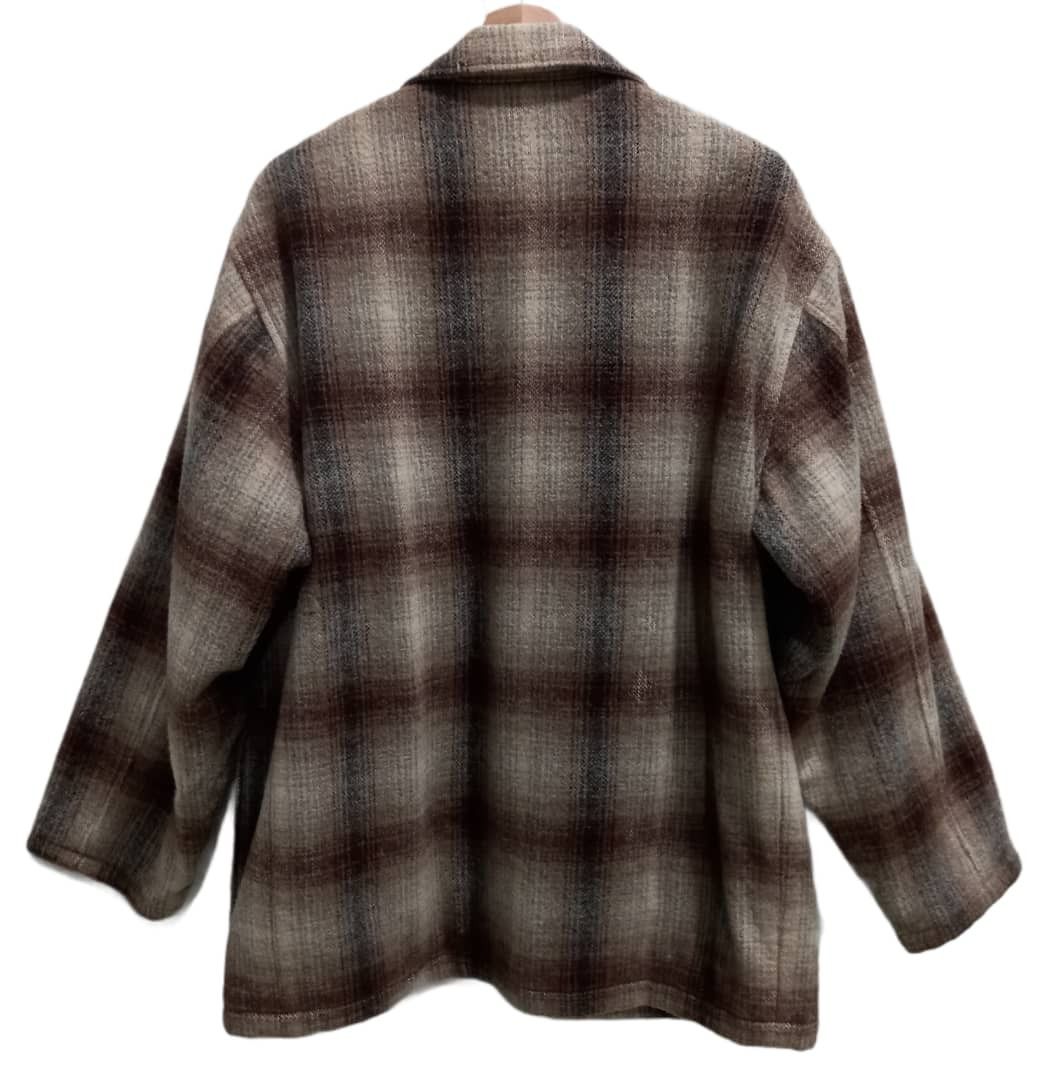 Flannel × Uniqlo Vintage Uniqlo Plaid Wool Jacket Size US M / EU 48-50 / 2 - 7 Thumbnail