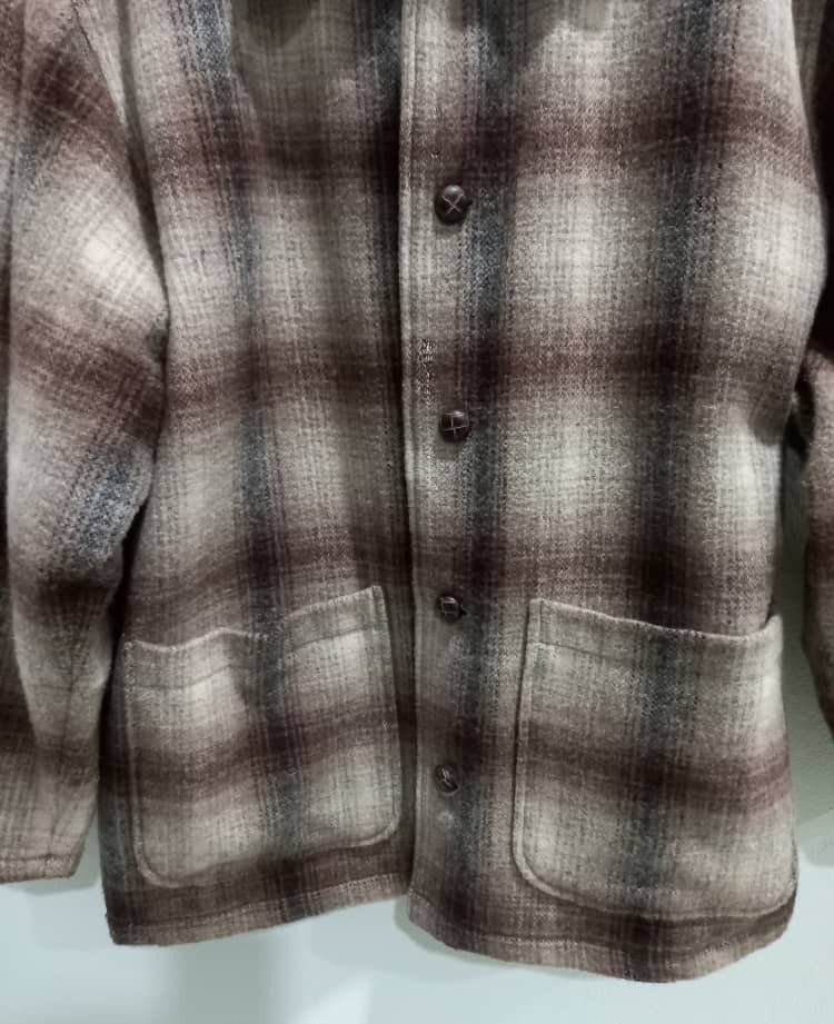 Flannel × Uniqlo Vintage Uniqlo Plaid Wool Jacket Size US M / EU 48-50 / 2 - 4 Thumbnail
