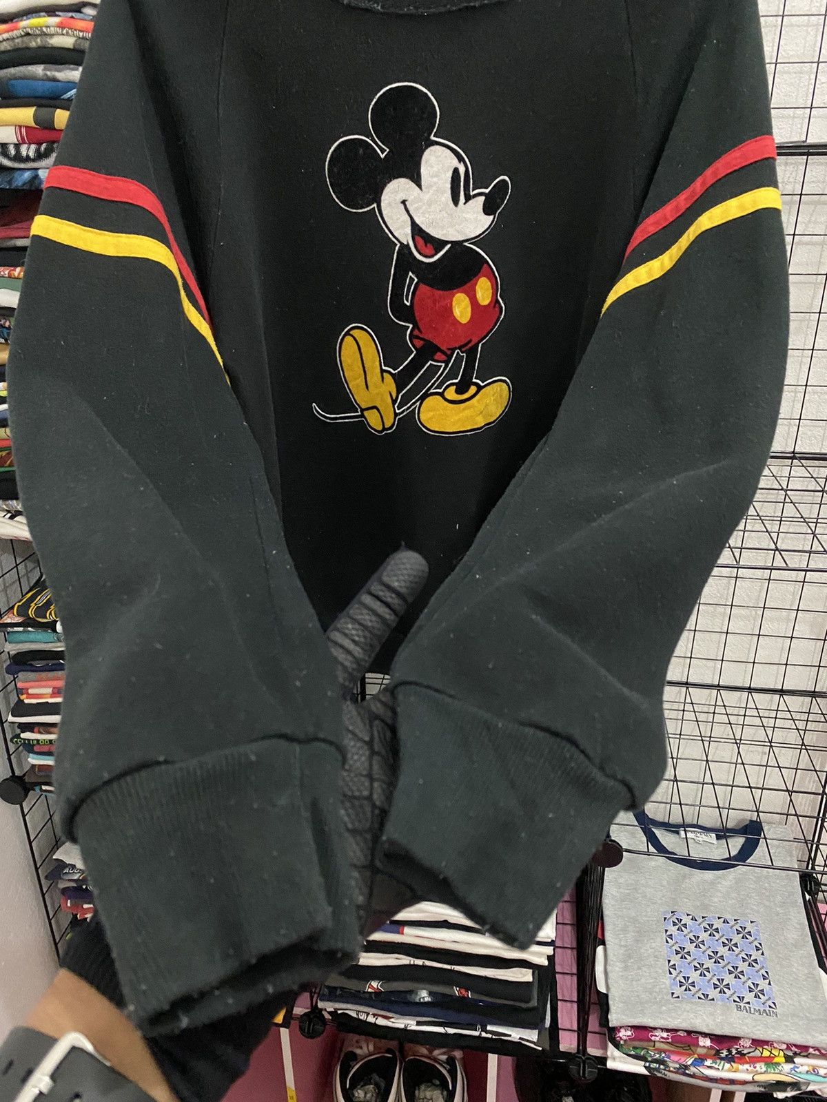 Disney × Mickey Mouse × Vintage 🔥VINTAGE 80’s MICKEY MOUSE SWEATSHIRT Size US M / EU 48-50 / 2 - 5 Thumbnail