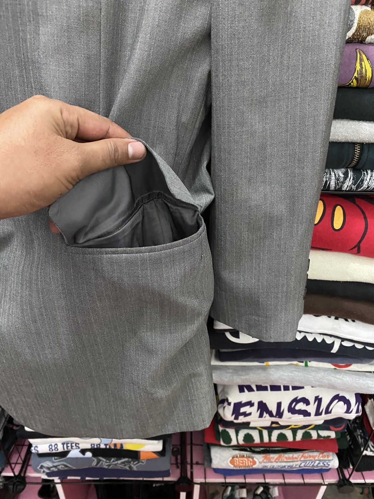 Comme des Garcons Homme Plus Comme des Garçons Homme Deux Formal Wool Blazer Size US L / EU 52-54 / 3 - 5 Thumbnail