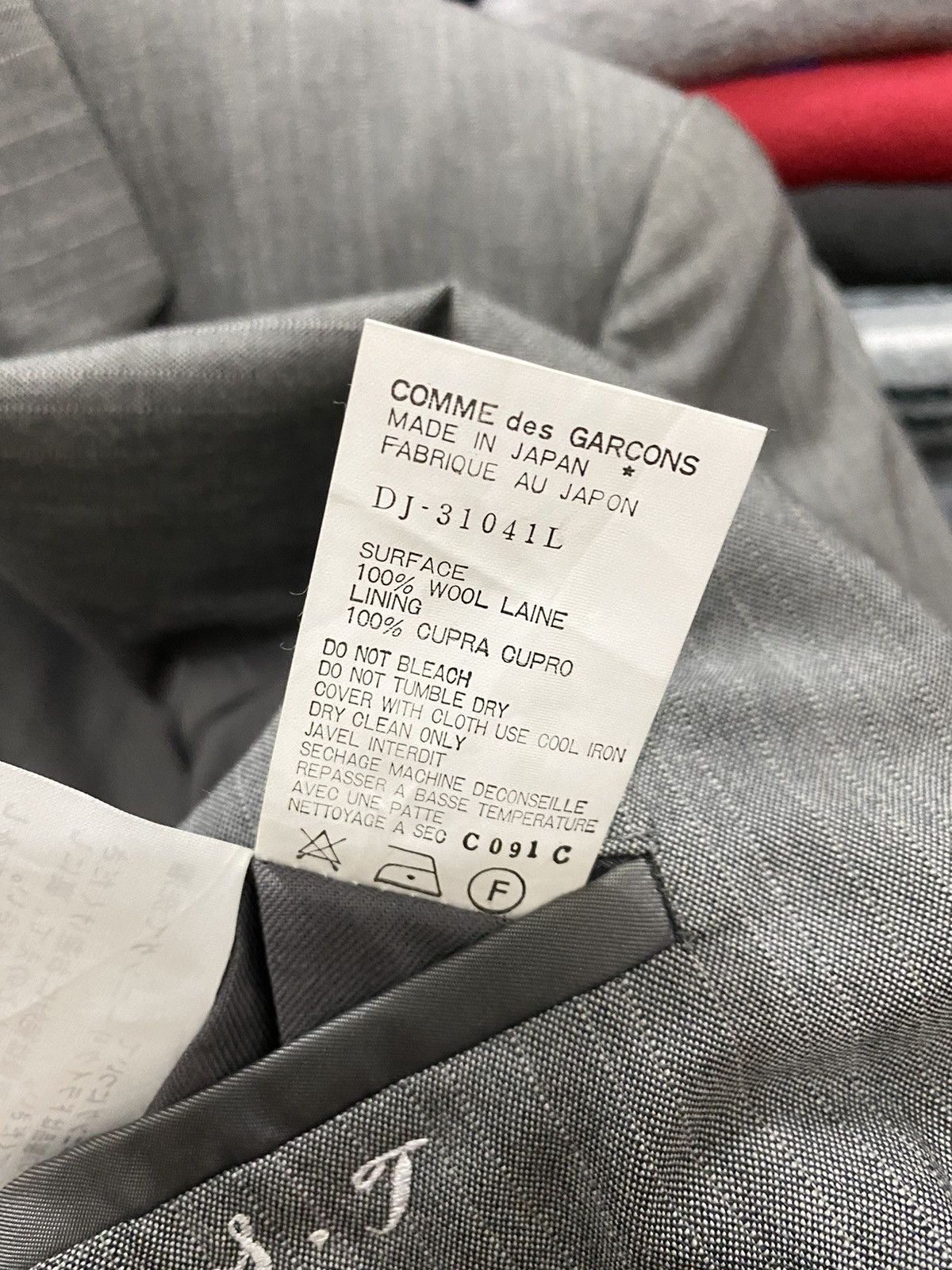 Comme des Garcons Homme Plus Comme des Garçons Homme Deux Formal Wool Blazer Size US L / EU 52-54 / 3 - 11 Thumbnail