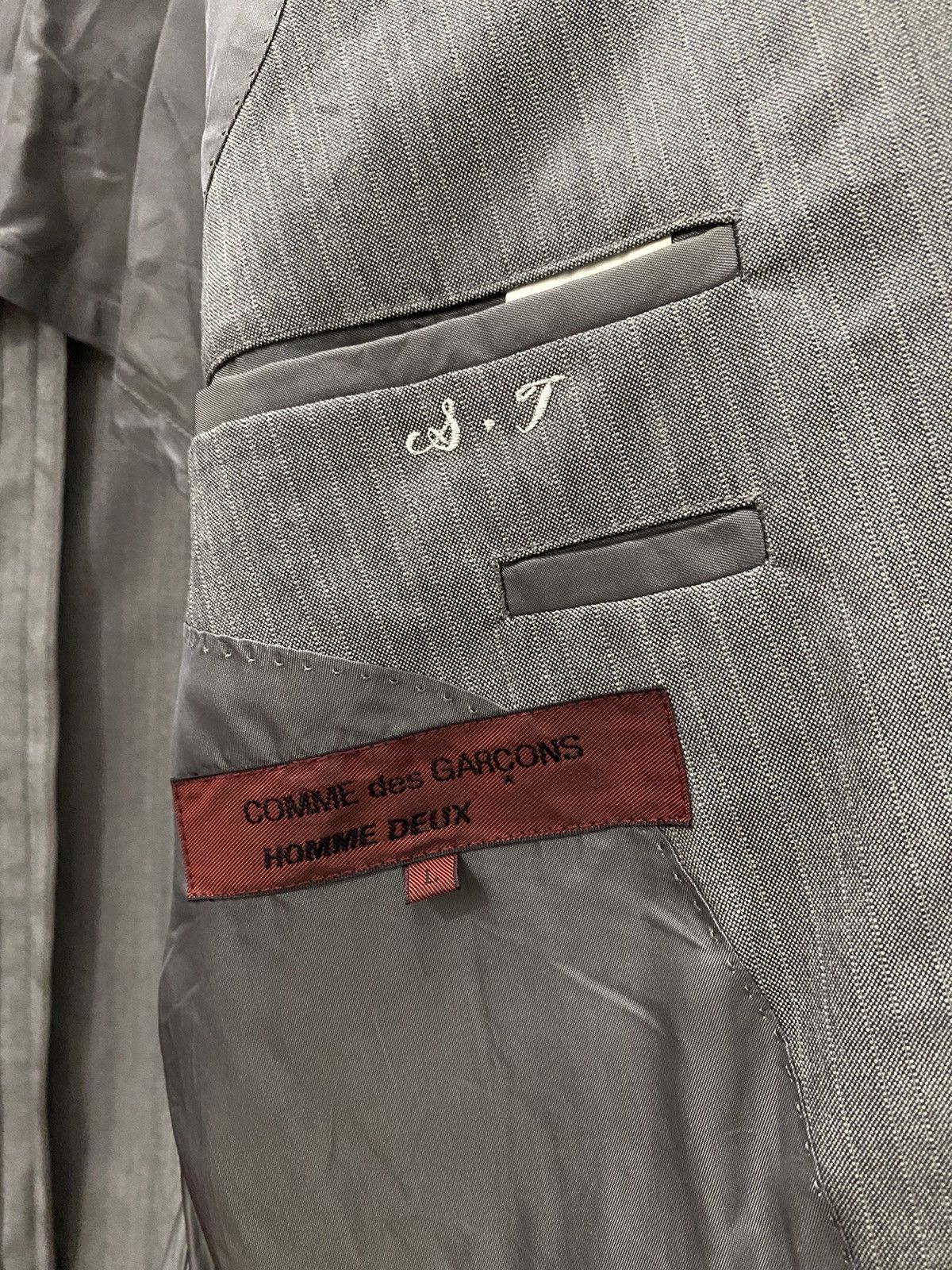 Comme des Garcons Homme Plus Comme des Garçons Homme Deux Formal Wool Blazer Size US L / EU 52-54 / 3 - 9 Thumbnail