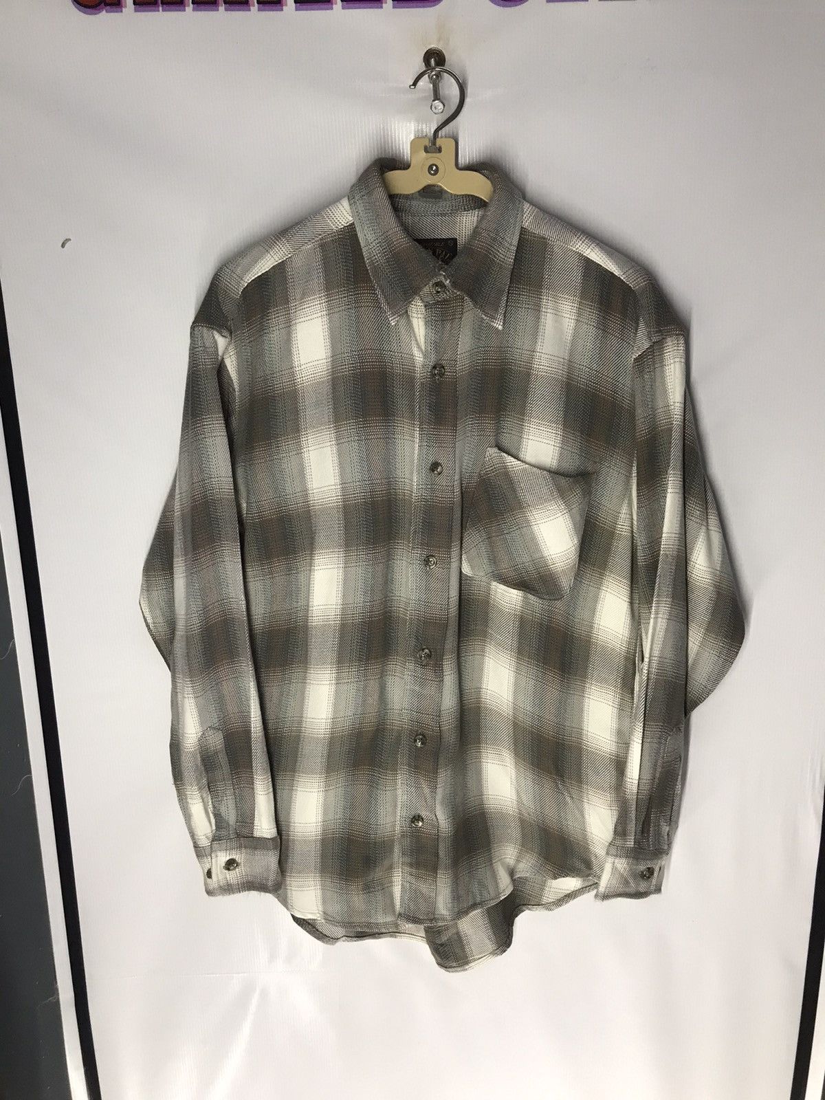 Flannel × Vintage Vintage distressed Flannel shirt by boon pal Size US M / EU 48-50 / 2 - 7 Thumbnail