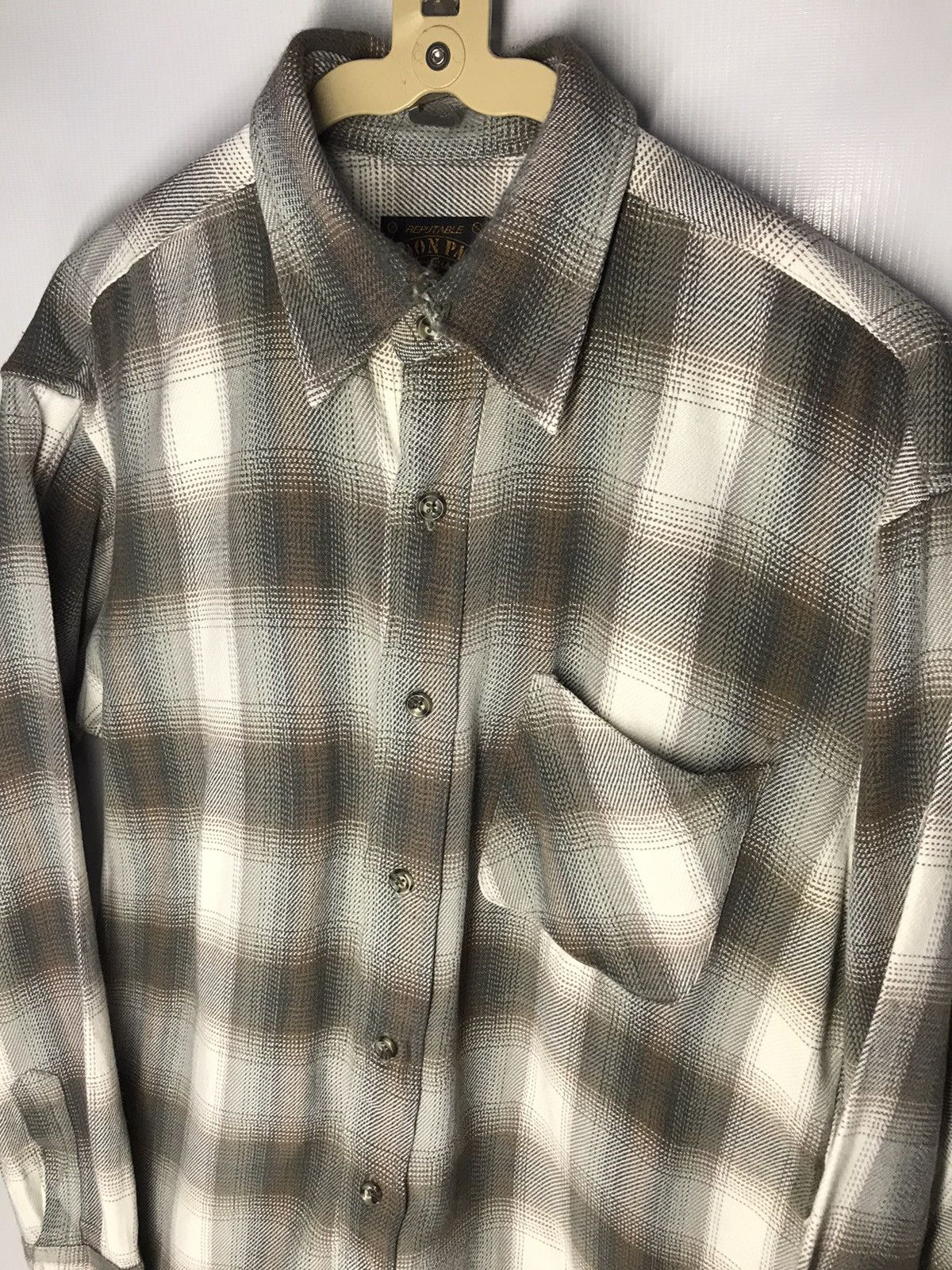 Flannel × Vintage Vintage distressed Flannel shirt by boon pal Size US M / EU 48-50 / 2 - 6 Thumbnail