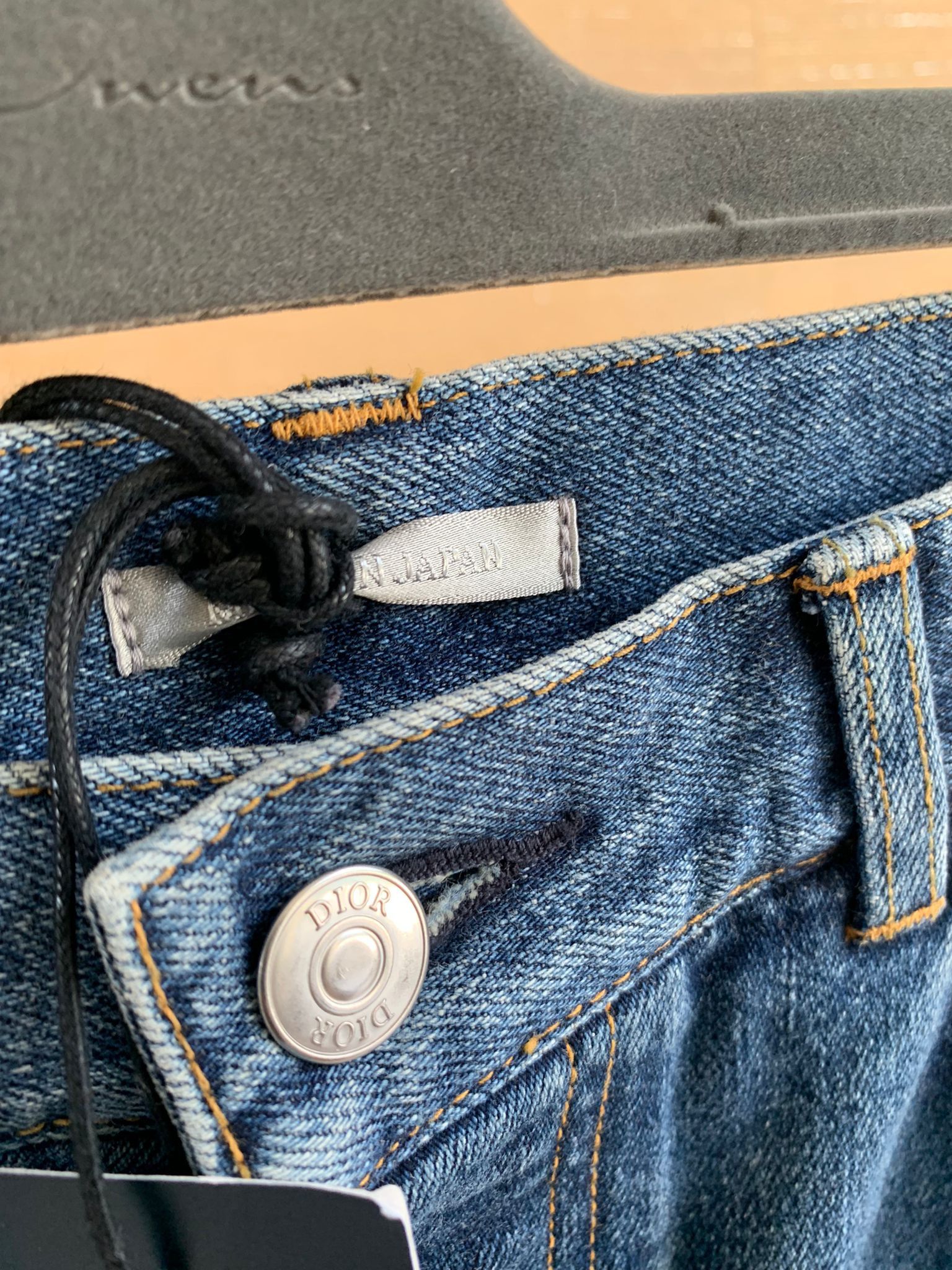 Dior × Stussy Shaun Bee Embroidered Denim in Blue Size US 31 - 13 Thumbnail