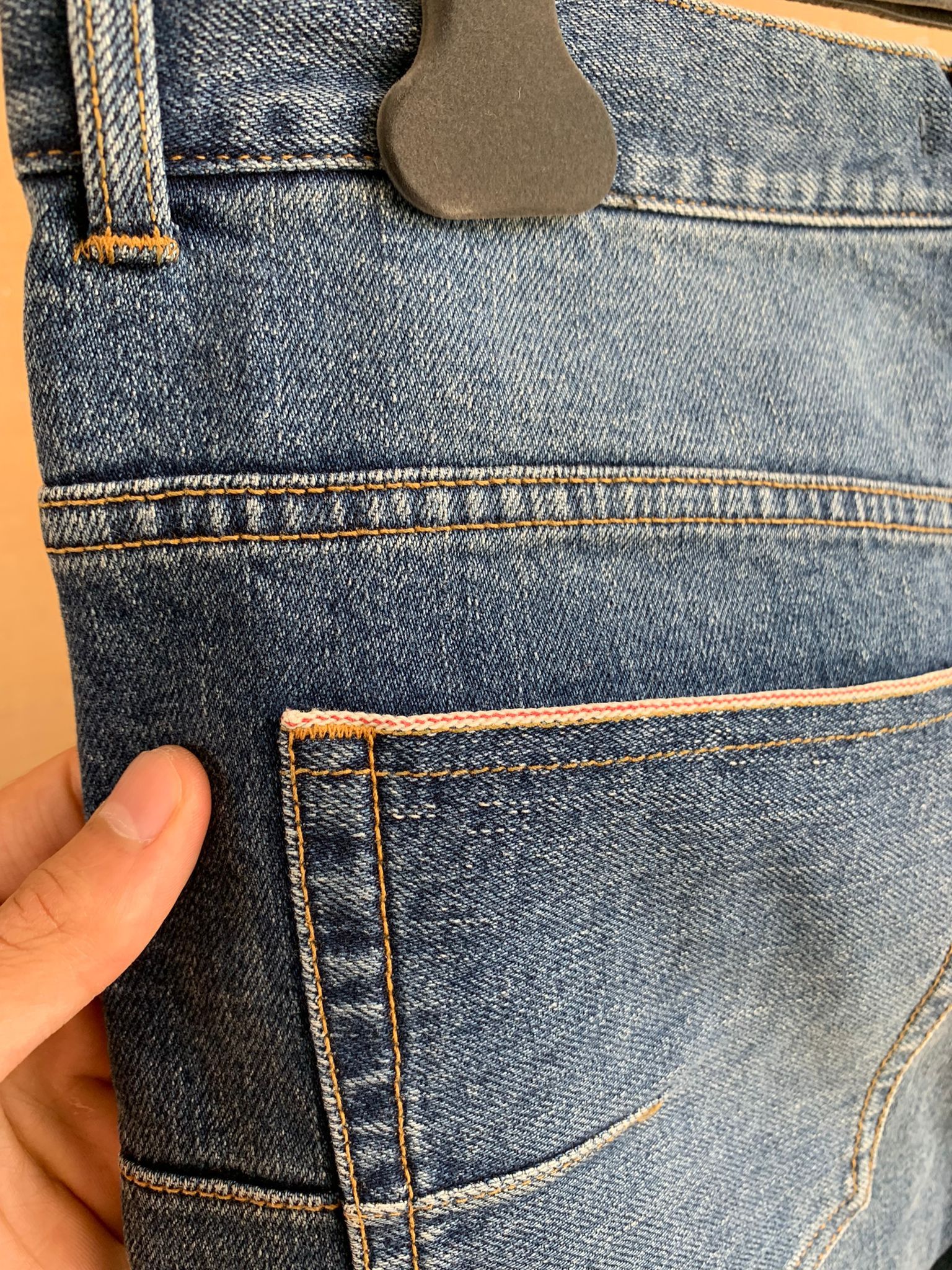 Dior × Stussy Shaun Bee Embroidered Denim in Blue Size US 31 - 14 Thumbnail