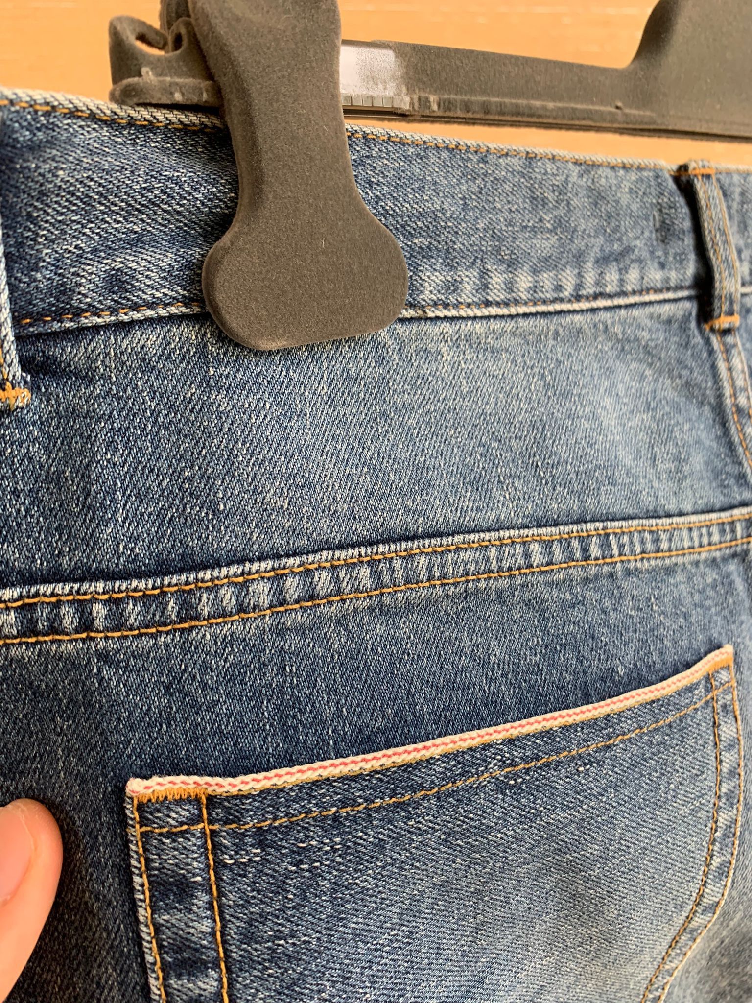 Dior × Stussy Shaun Bee Embroidered Denim in Blue Size US 31 - 17 Thumbnail