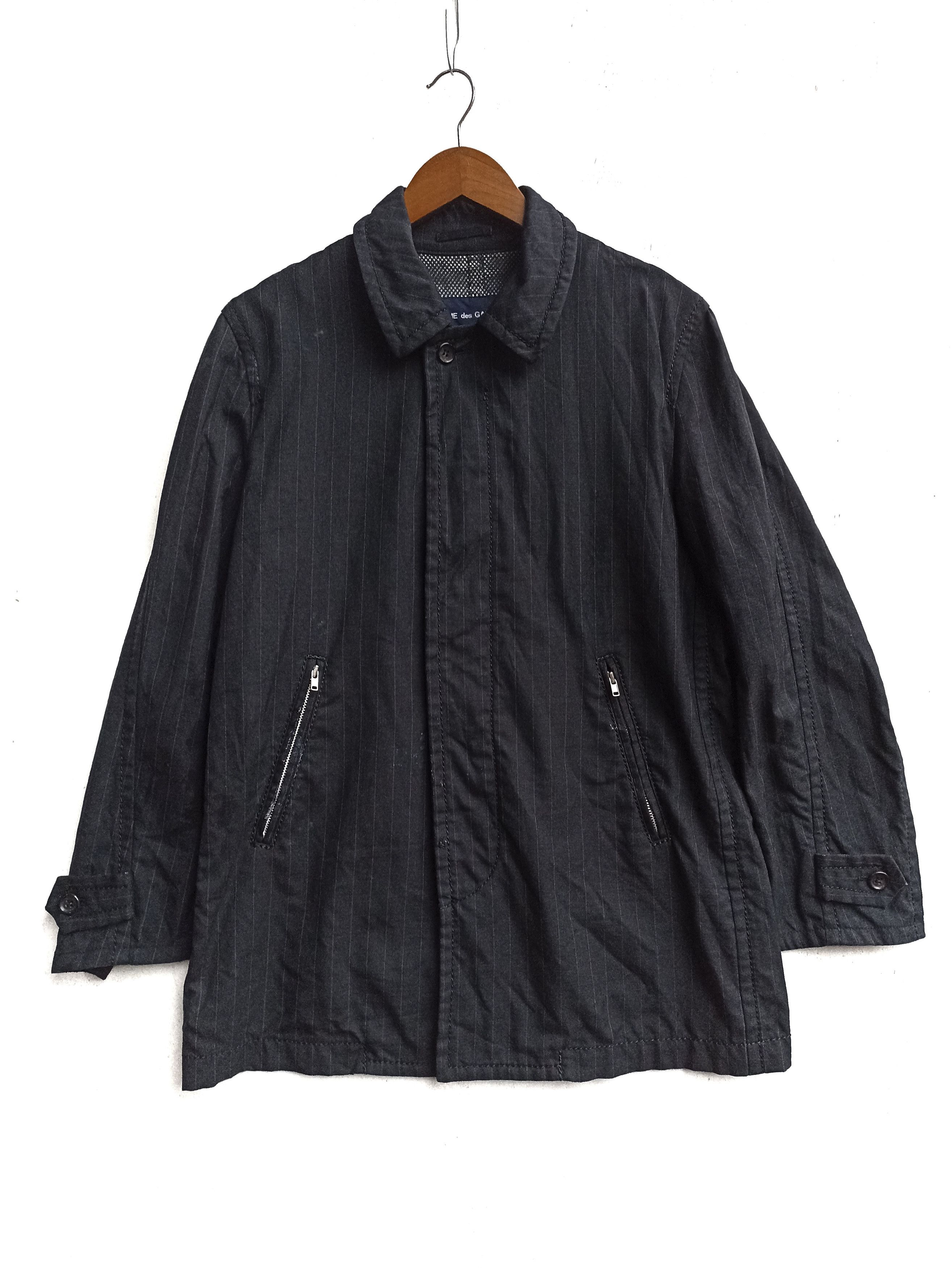 Comme des Garcons Run away🔥 Comme Des Garcons Homme jacket stripes Size US M / EU 48-50 / 2 - 2 Thumbnail