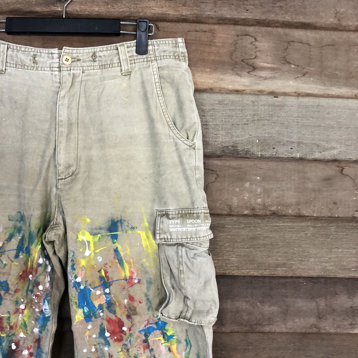 Spoon DLL Spoon reworked Multipocket Tactical Cargo Pants #c1203 Size US 30 / EU 46 - 5 Thumbnail