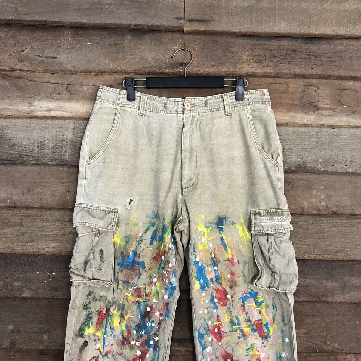 Spoon DLL Spoon reworked Multipocket Tactical Cargo Pants #c1203 Size US 30 / EU 46 - 2 Thumbnail