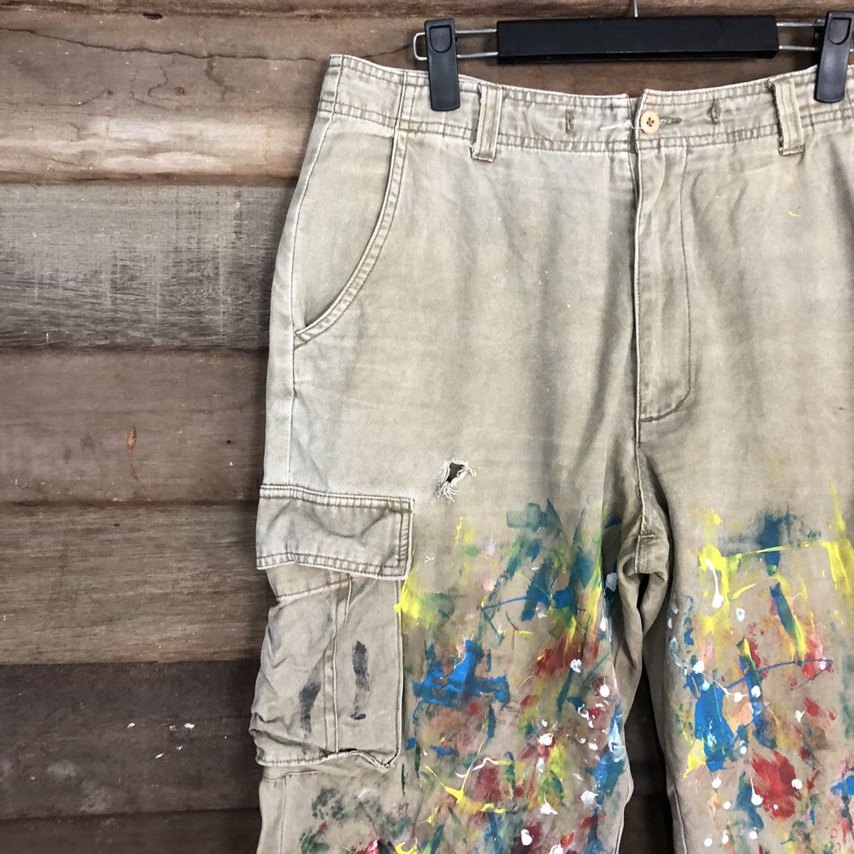 Spoon DLL Spoon reworked Multipocket Tactical Cargo Pants #c1203 Size US 30 / EU 46 - 6 Thumbnail
