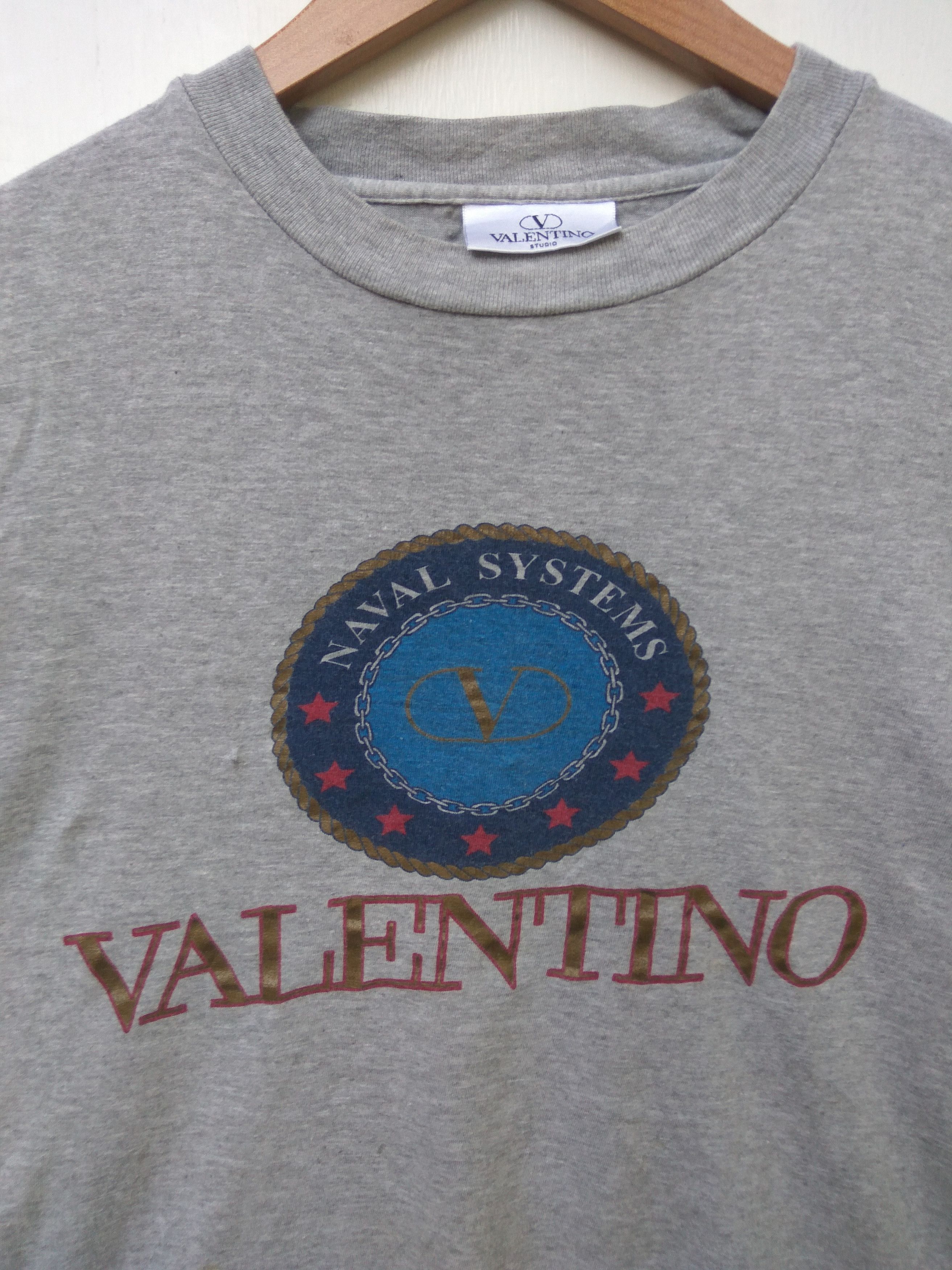 Valentino Valentino Naval Systems t shirt Vintage Size US L / EU 52-54 / 3 - 2 Thumbnail