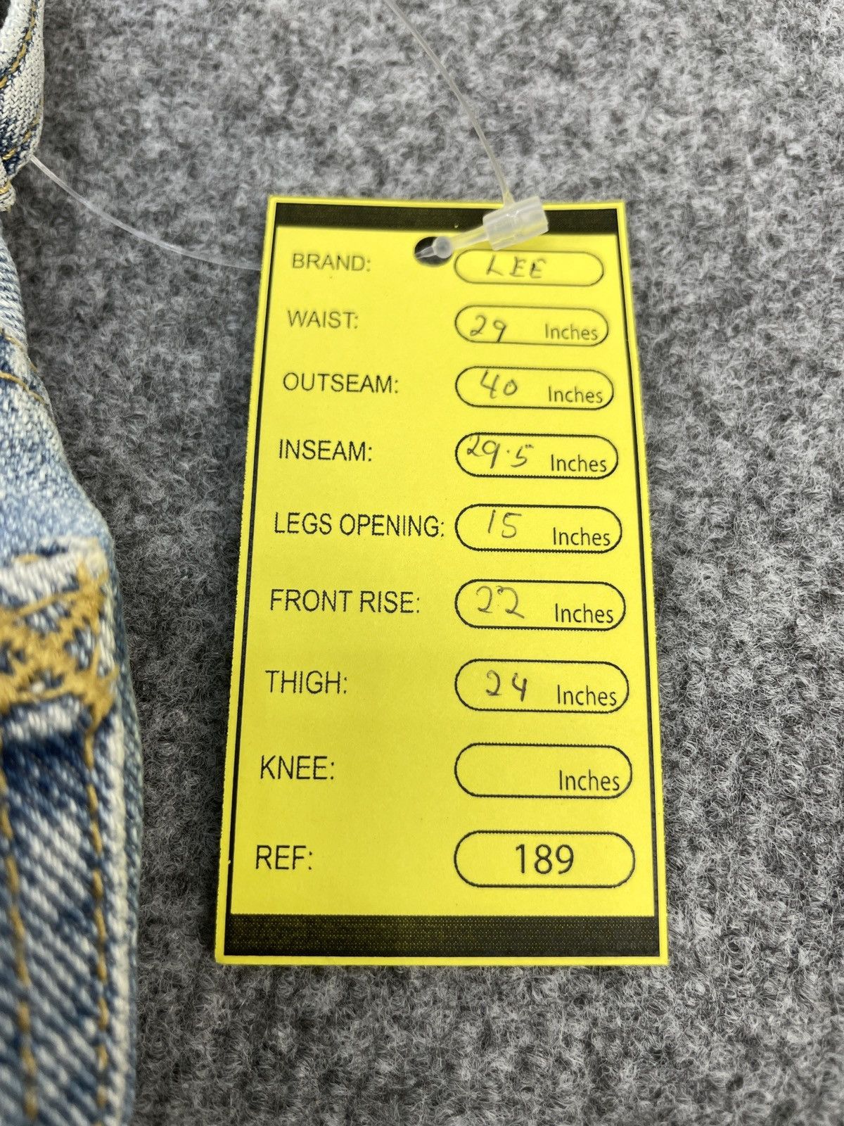 Lee × Vintage Vintage Lee Riders Light Wash wc-189 Size US 29 - 10 Thumbnail