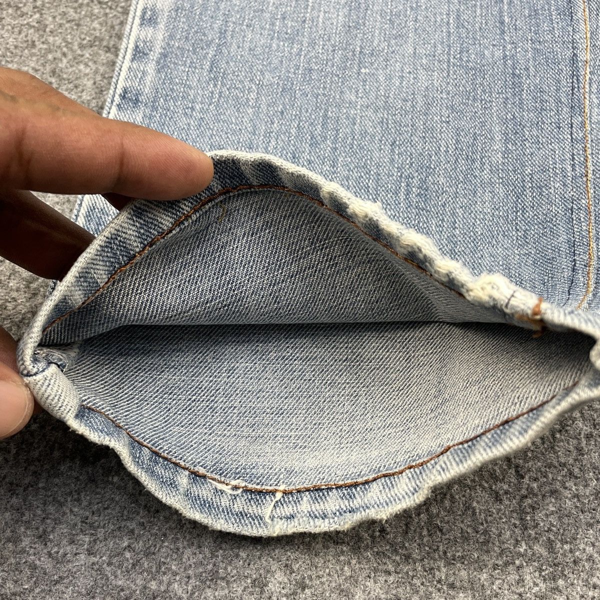Lee × Vintage Vintage Lee Riders Light Wash wc-189 Size US 29 - 4 Thumbnail