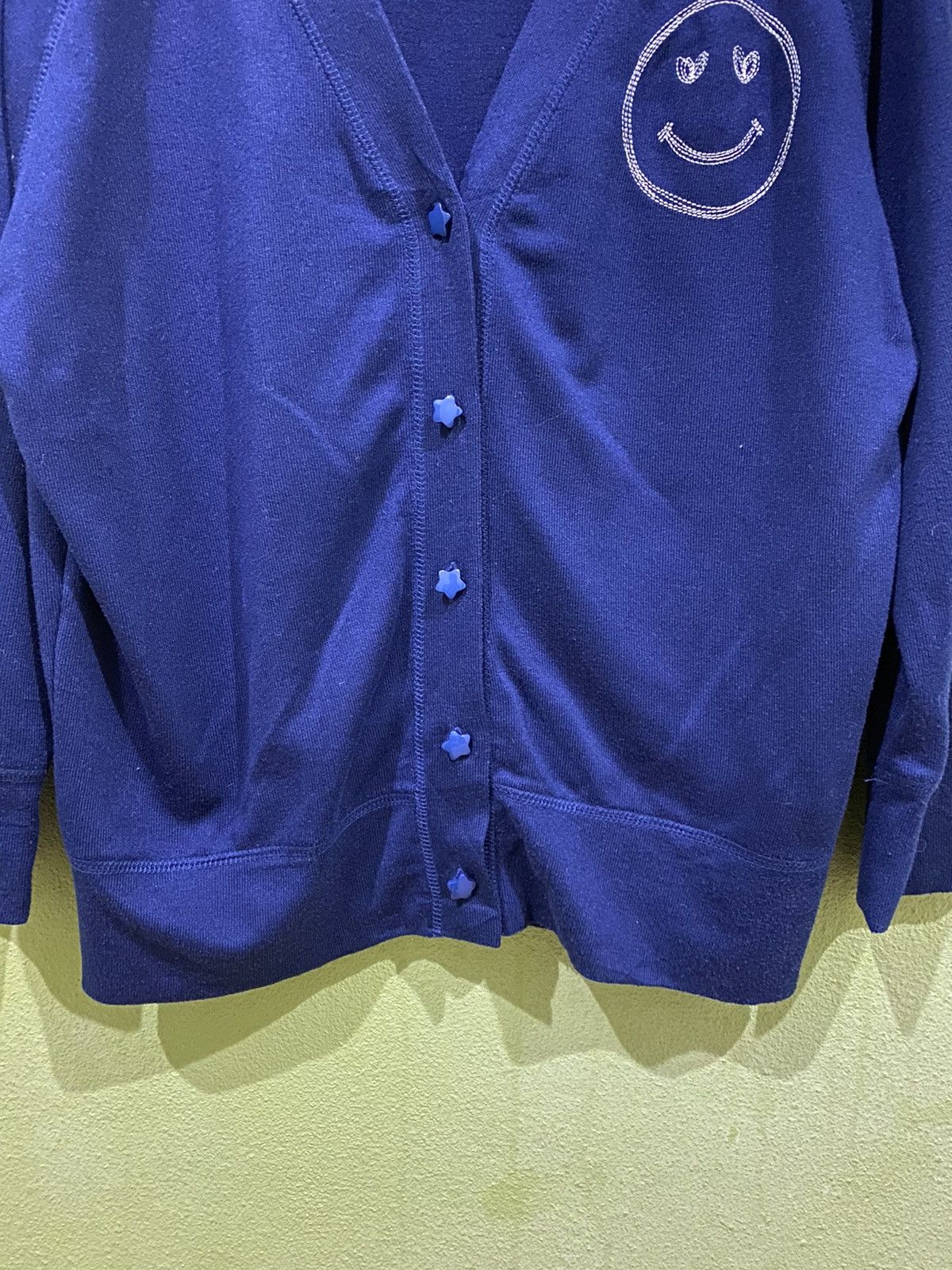 Japanese Brand SMILEY FACE x DIG DEEP ASPIRED KAPITAL CARDIGAN STYLE Size US L / EU 52-54 / 3 - 4 Thumbnail