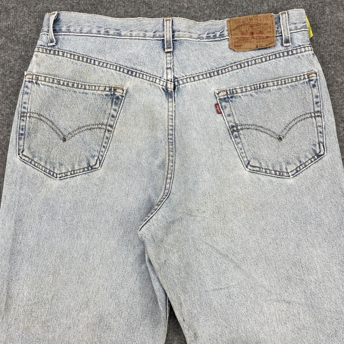 Levi's × Vintage Vintage Levi's 550 Light Wash wc-188 Size US 36 / EU 52 - 3 Thumbnail