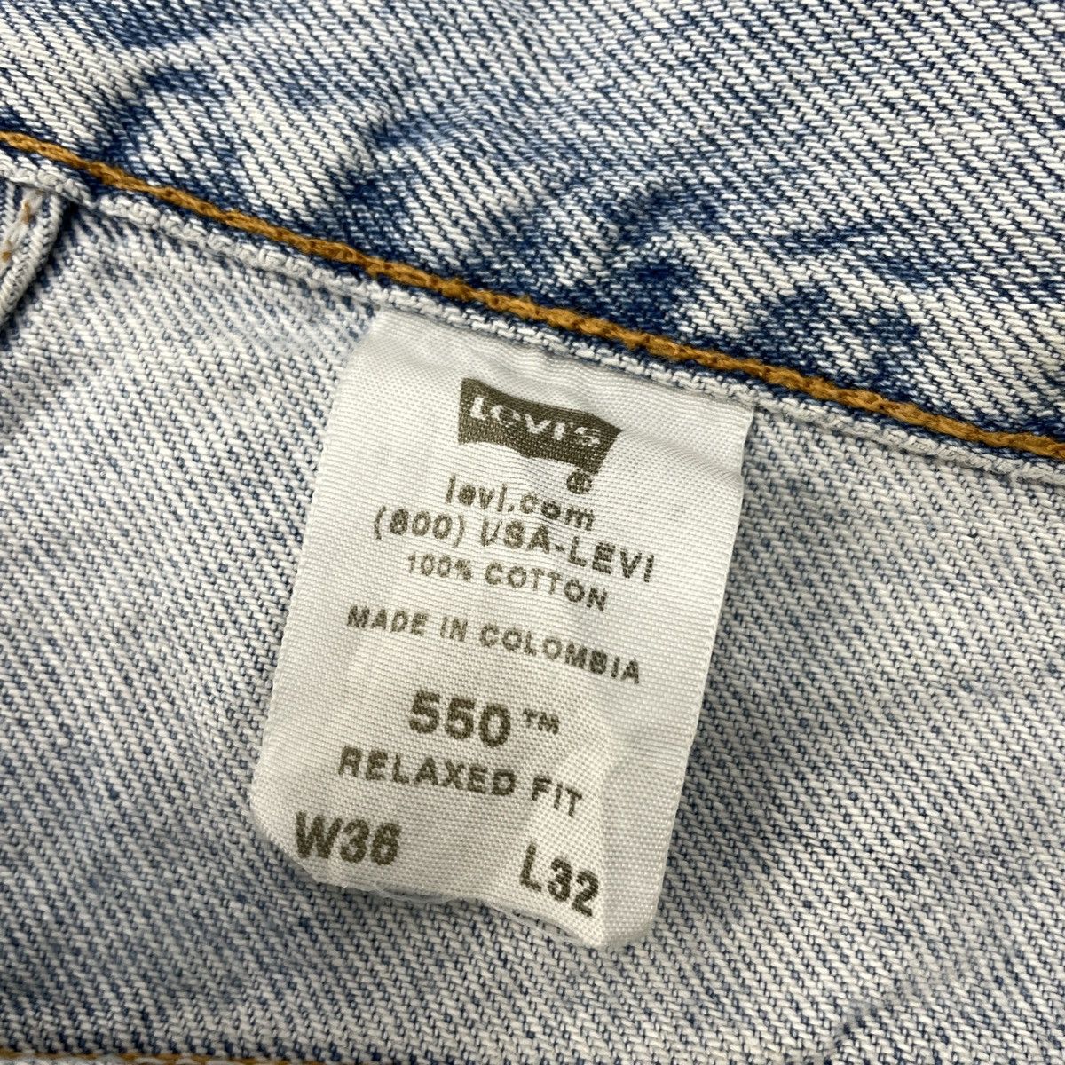 Levi's × Vintage Vintage Levi's 550 Light Wash wc-188 Size US 36 / EU 52 - 7 Thumbnail