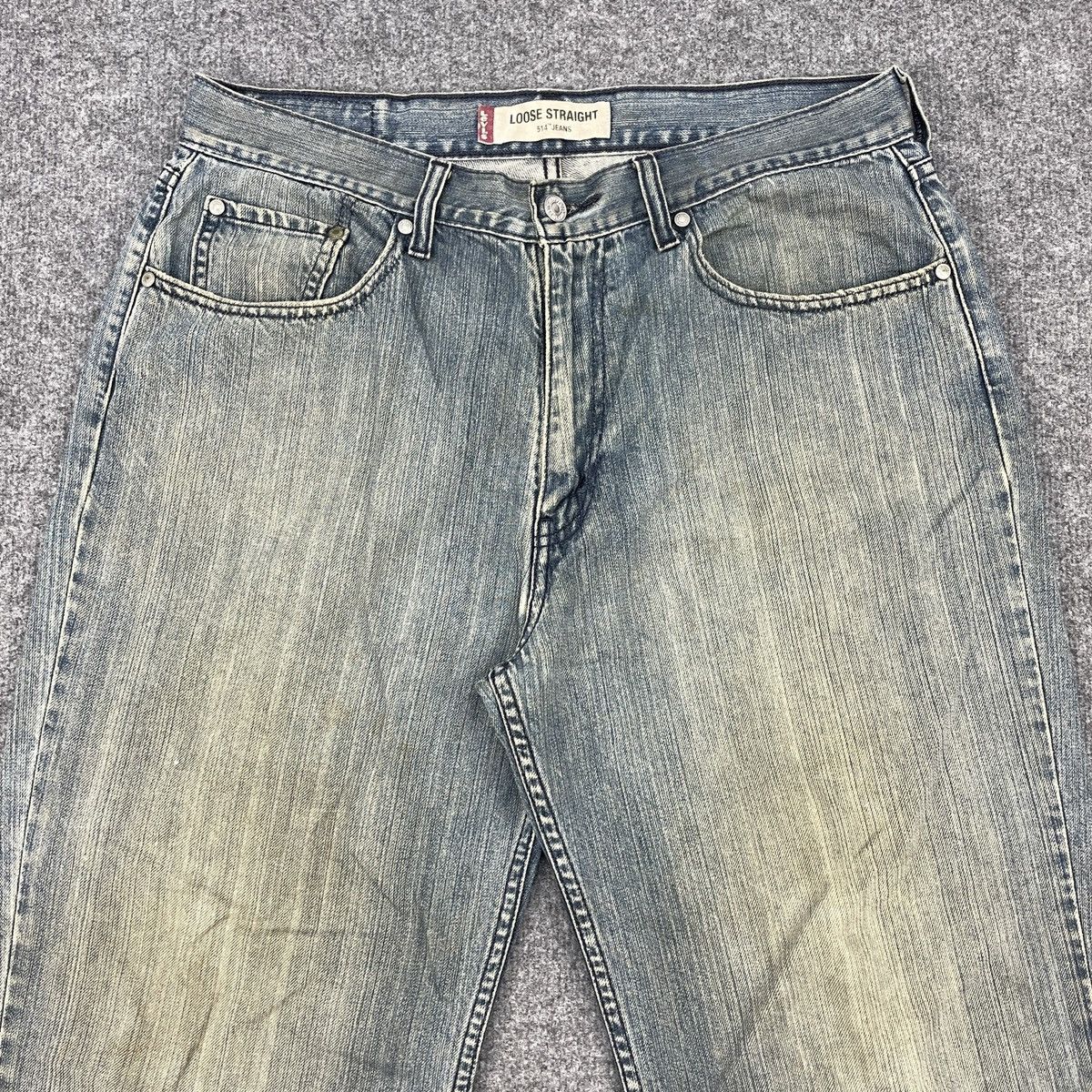 Levi's × Vintage Vintage Levi's 514 Faded Blue Jeans wc-190 Size US 34 / EU 50 - 5 Thumbnail