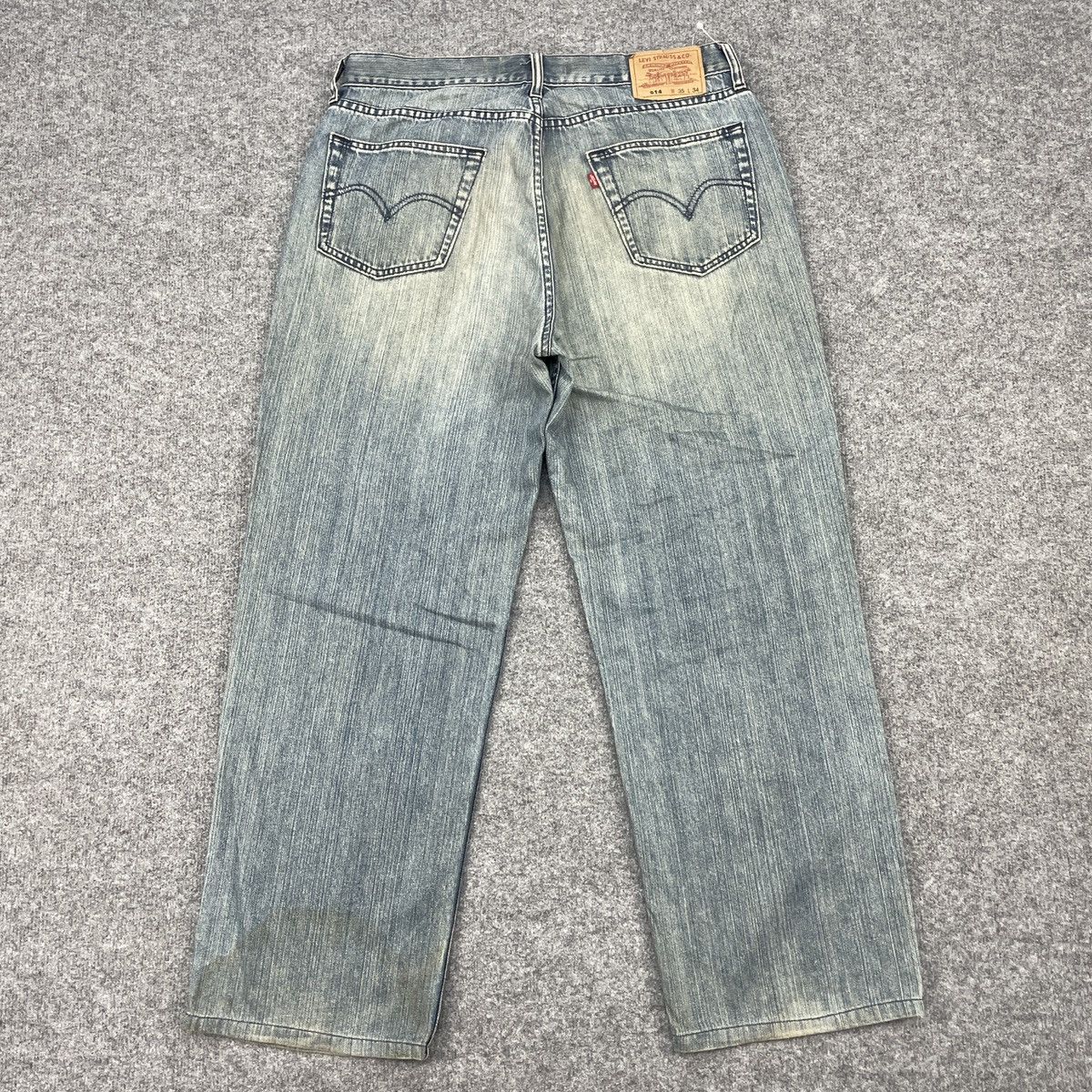 Levi's × Vintage Vintage Levi's 514 Faded Blue Jeans wc-190 Size US 34 / EU 50 - 2 Thumbnail