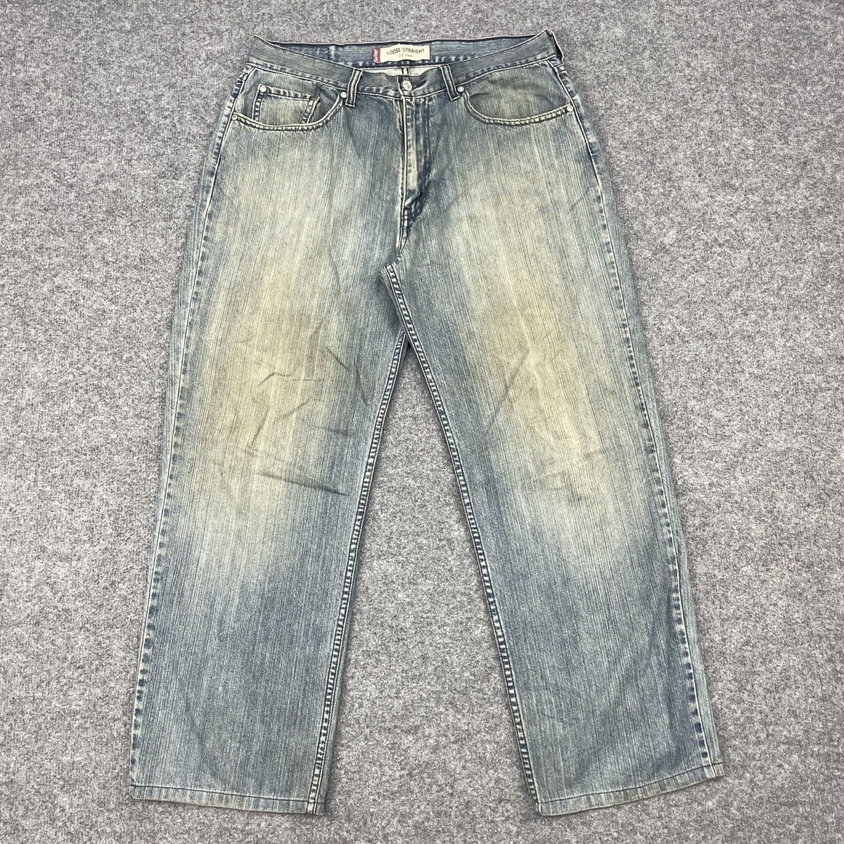 Vintage Levi's 514 Faded Blue Jeans wc-190