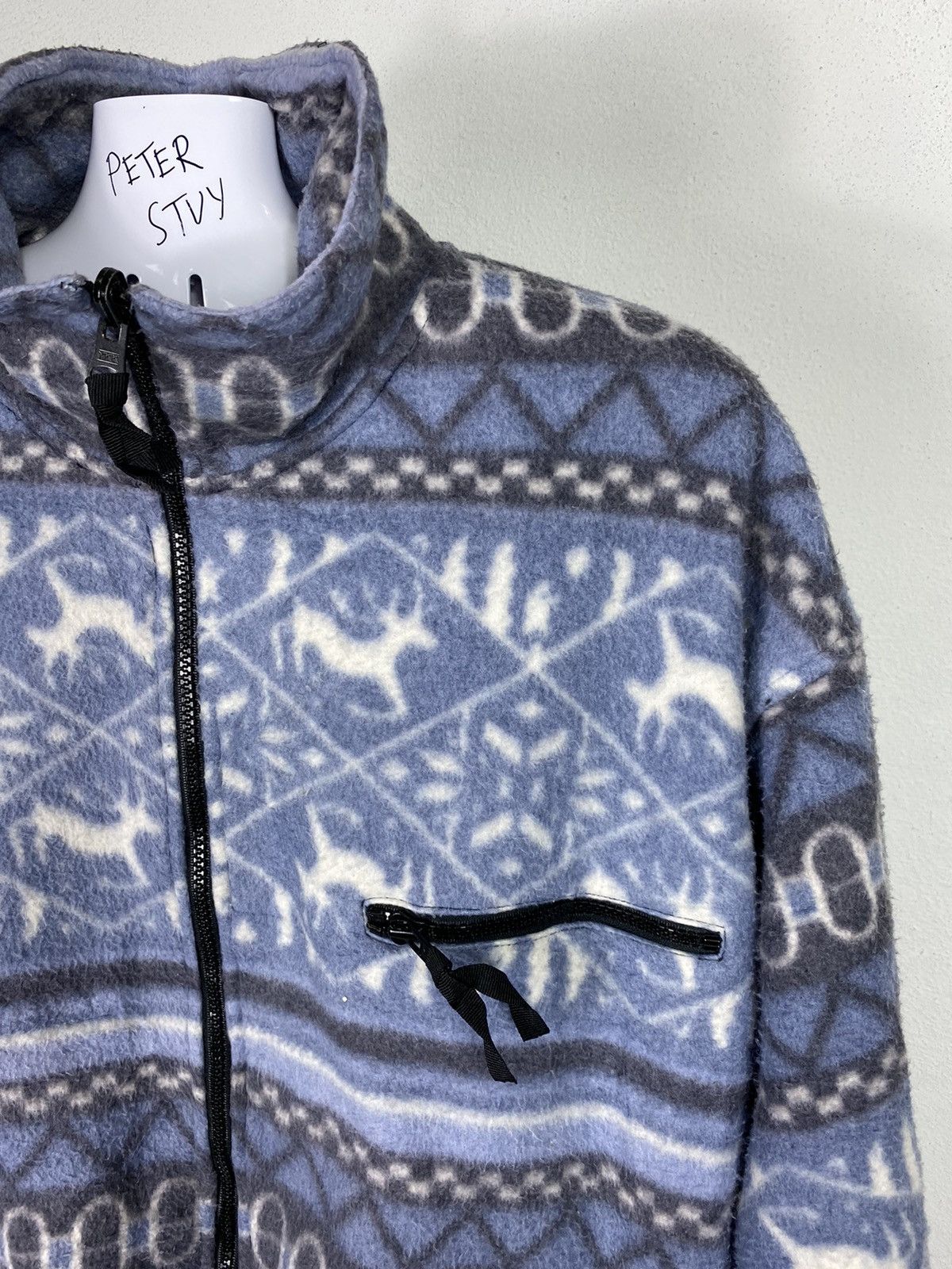 Japanese Brand Sun Lucas nice Design Fleece Sweater Size US L / EU 52-54 / 3 - 5 Thumbnail