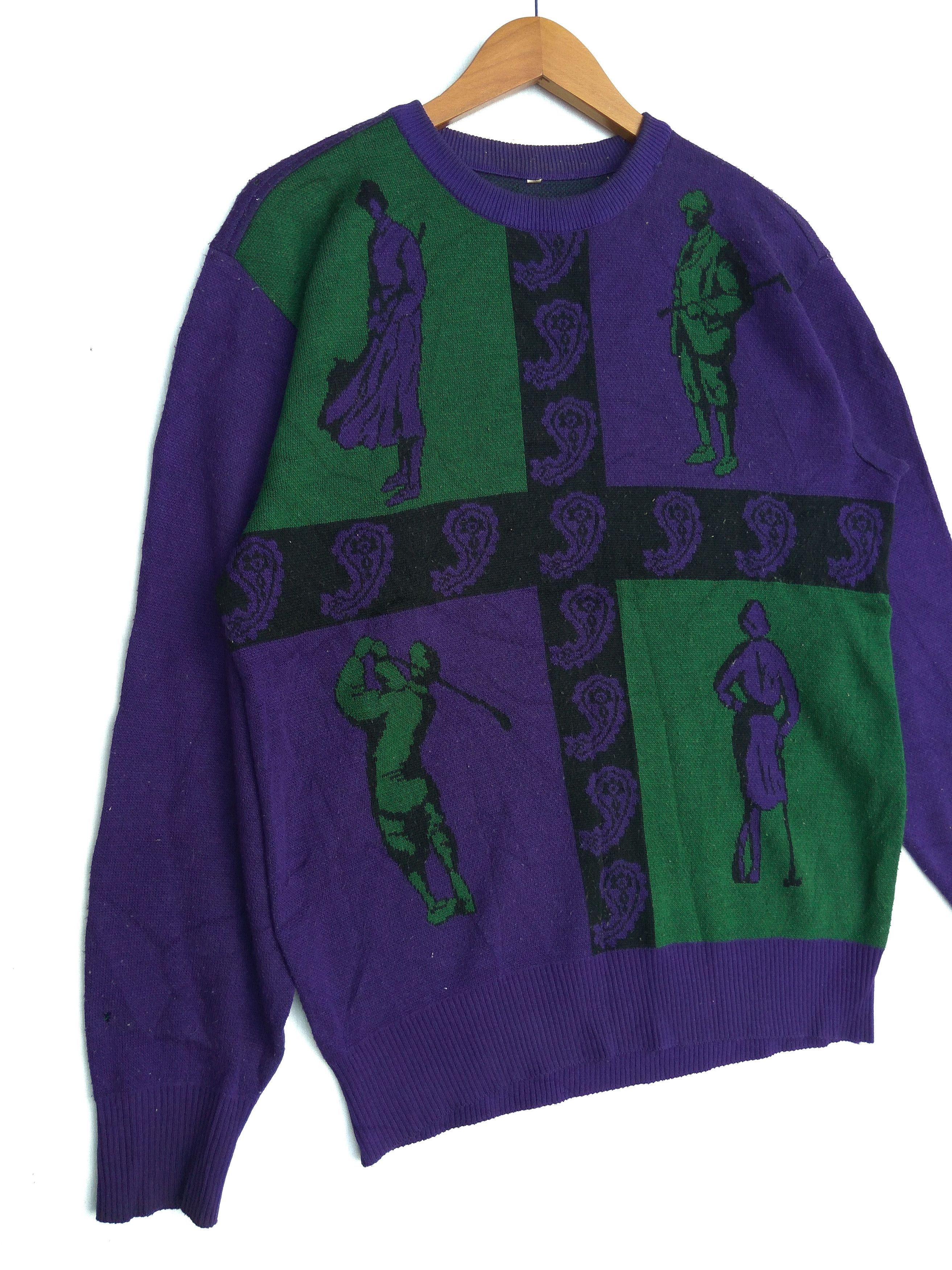 Vintage Vintage sweater knitwear golfer Size US L / EU 52-54 / 3 - 3 Thumbnail