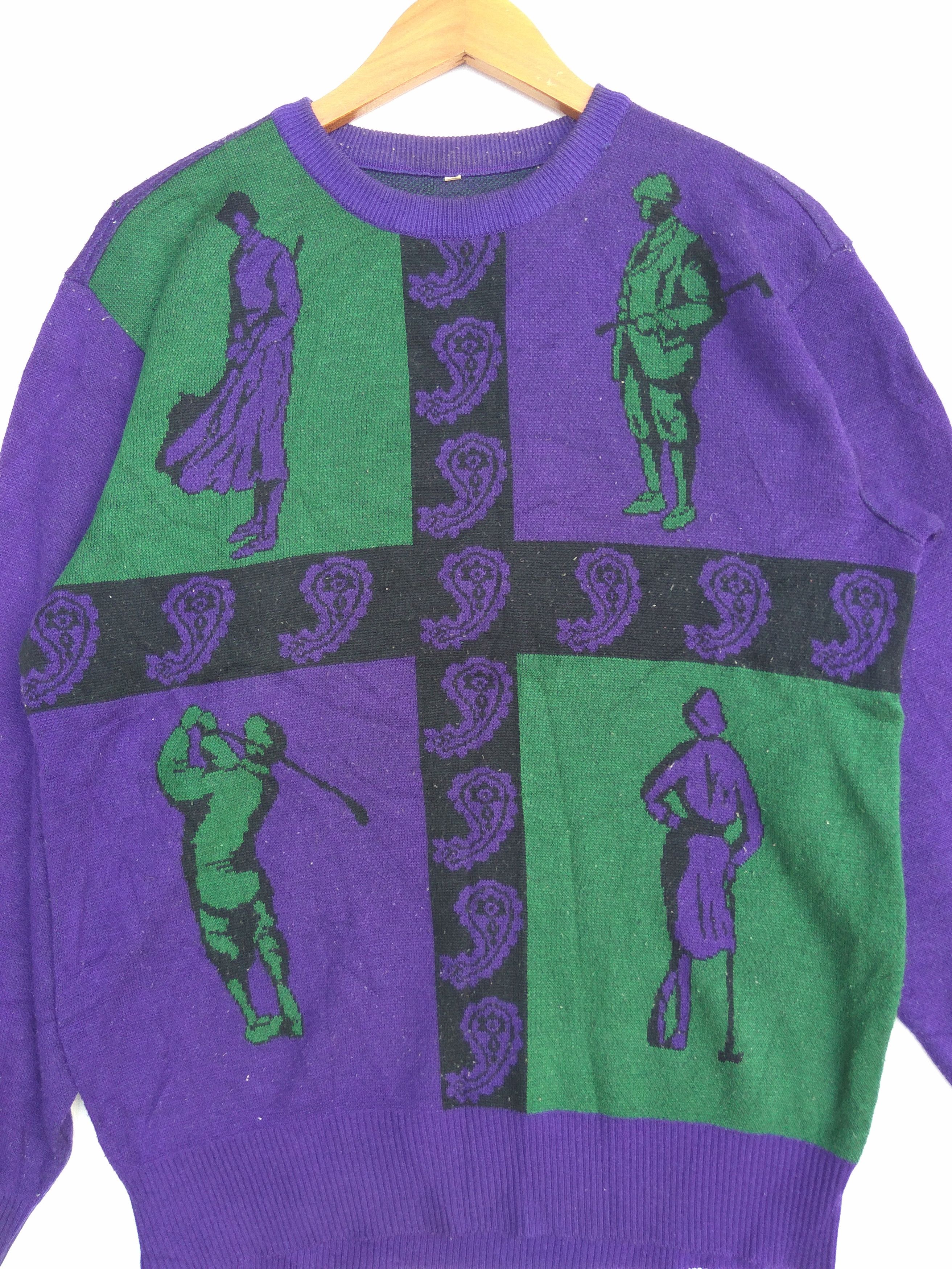 Vintage Vintage sweater knitwear golfer Size US L / EU 52-54 / 3 - 2 Thumbnail