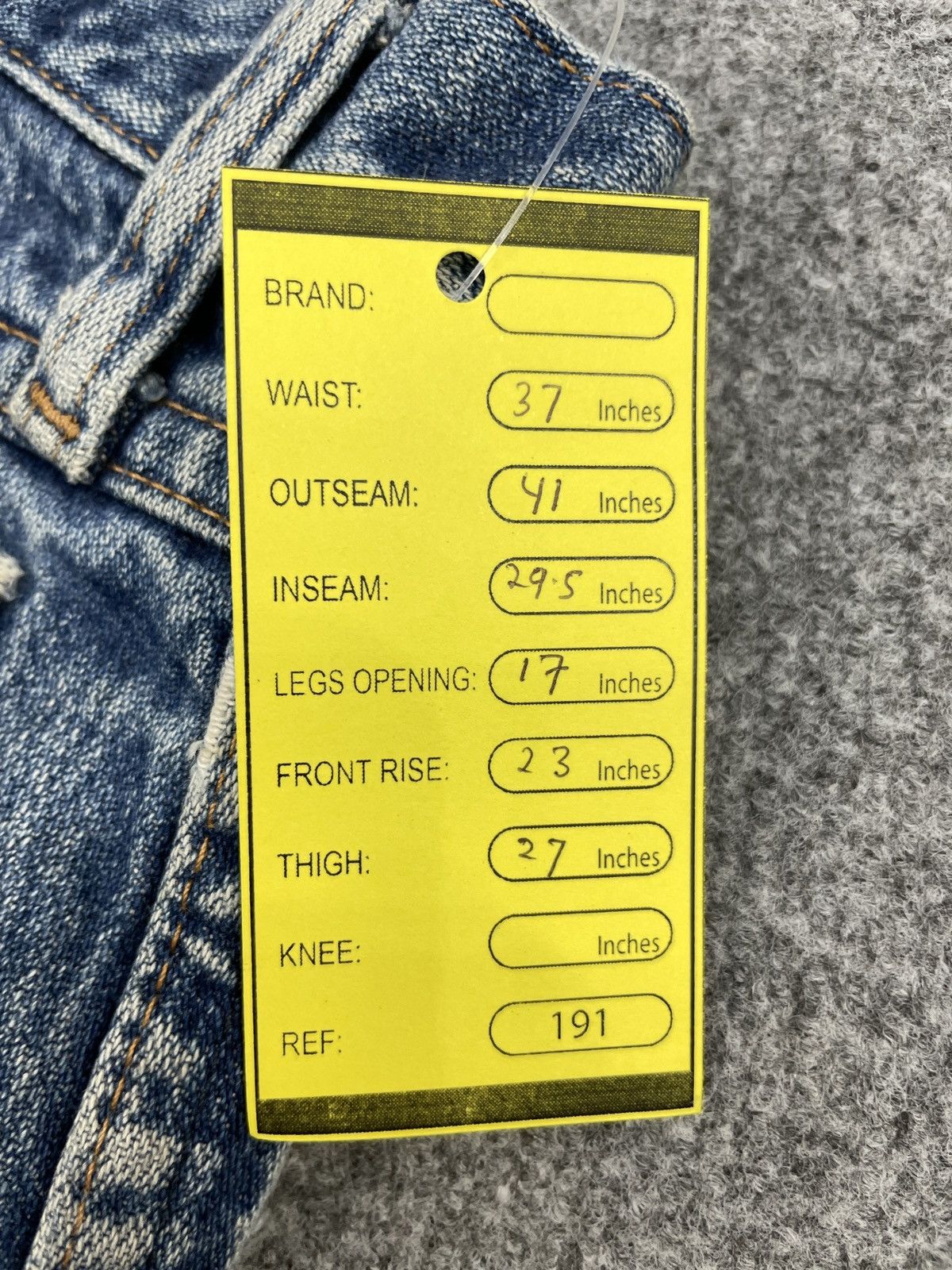 Vintage × Wrangler Vintage Wrangler Distressed Faded Jeans wc-191 Size US 37 - 10 Thumbnail