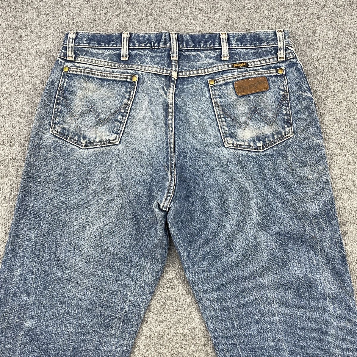 Vintage × Wrangler Vintage Wrangler Distressed Faded Jeans wc-191 Size US 37 - 7 Thumbnail