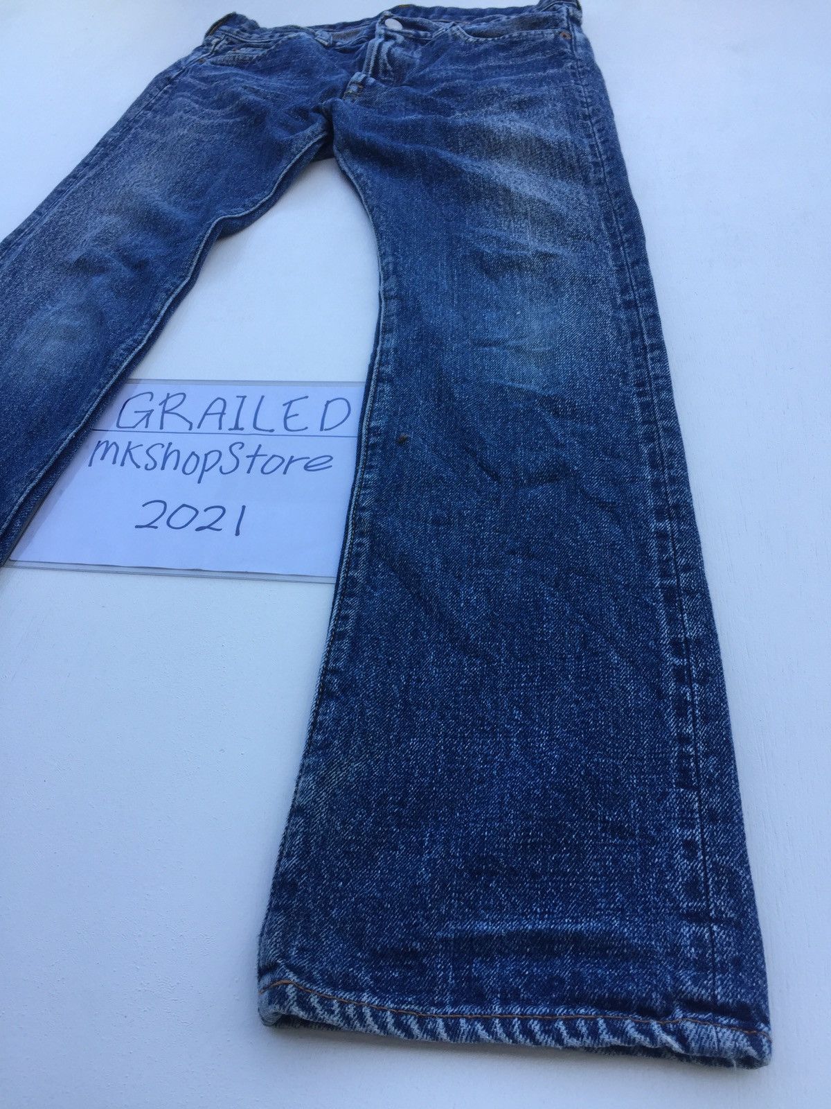 Japanese Brand Vintage Japanese Denim & Dungaree Half Selvedge Size US 28 / EU 44 - 3 Thumbnail