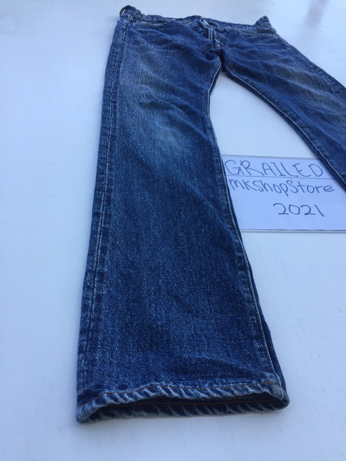 Japanese Brand Vintage Japanese Denim & Dungaree Half Selvedge Size US 28 / EU 44 - 2 Thumbnail