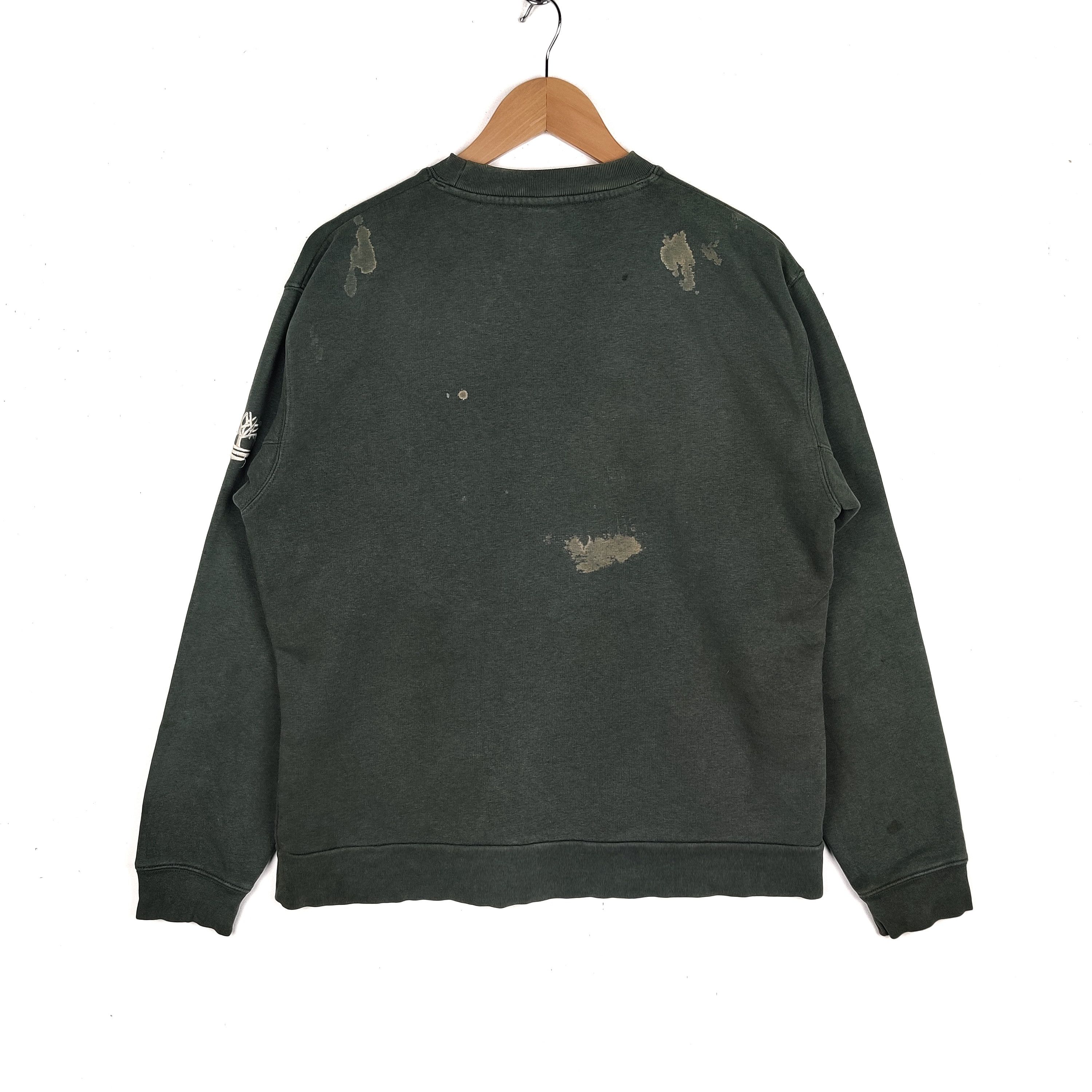 Timberland Vintage 90's Timberland Sweatshirt Big Logo Embroidered Size US M / EU 48-50 / 2 - 6 Thumbnail