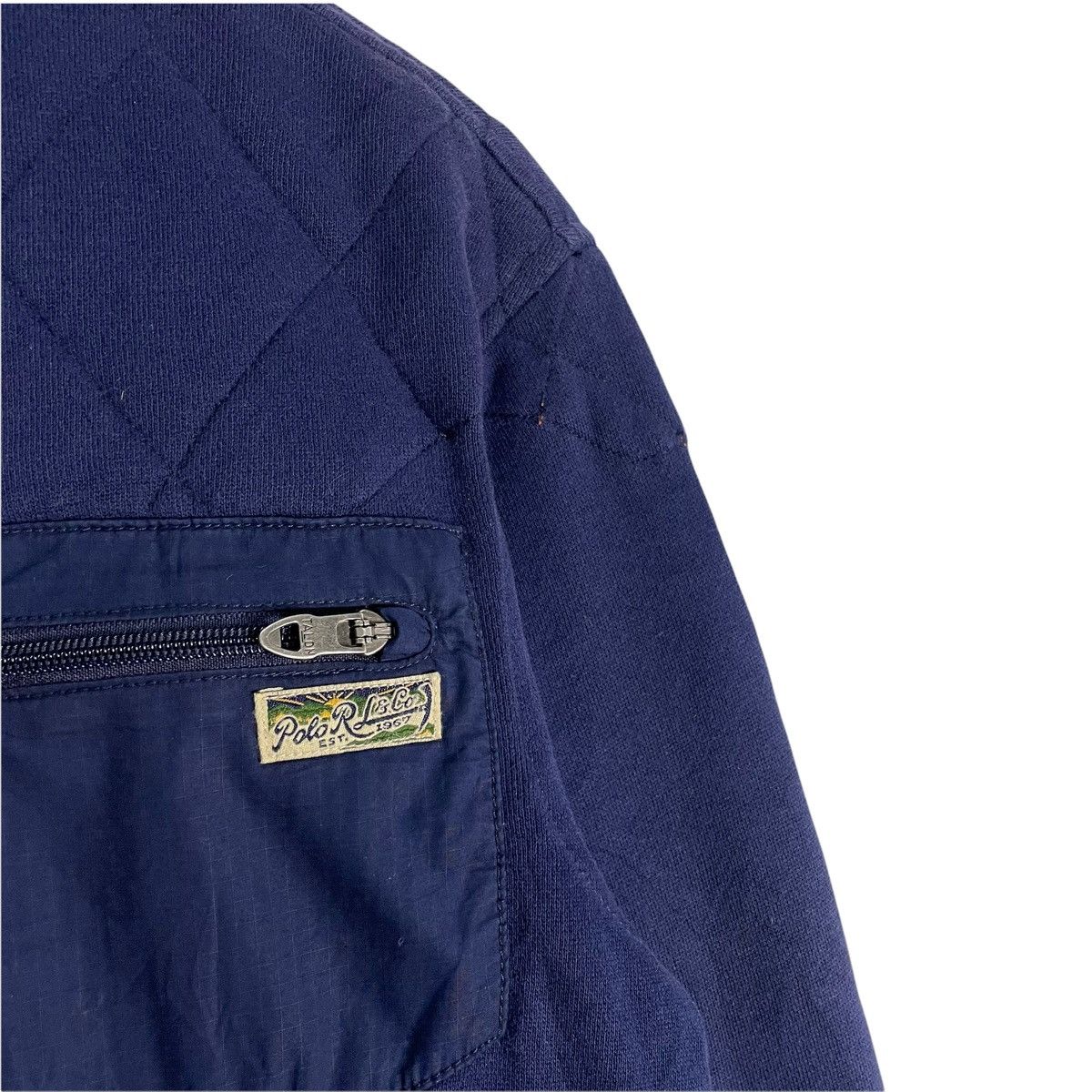 Polo Ralph Lauren × Vintage 🔥POLO RL Patch Half Zipper Sweatshirt Size US S / EU 44-46 / 1 - 7 Thumbnail