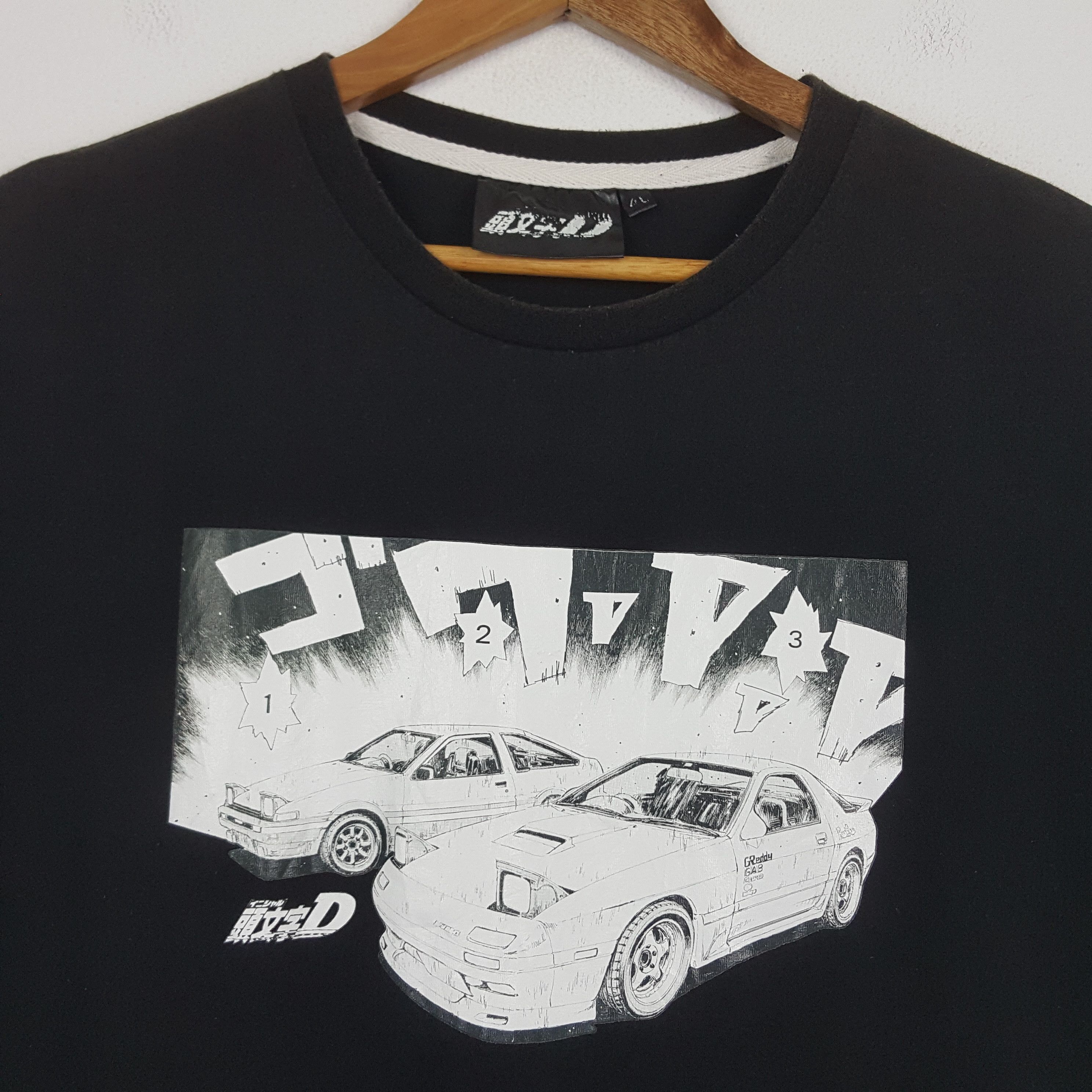 Cartoon Network × Vintage Vintage INITIAL-D Japanese Manga Series Movie t-shirt Size US XL / EU 56 / 4 - 2 Thumbnail