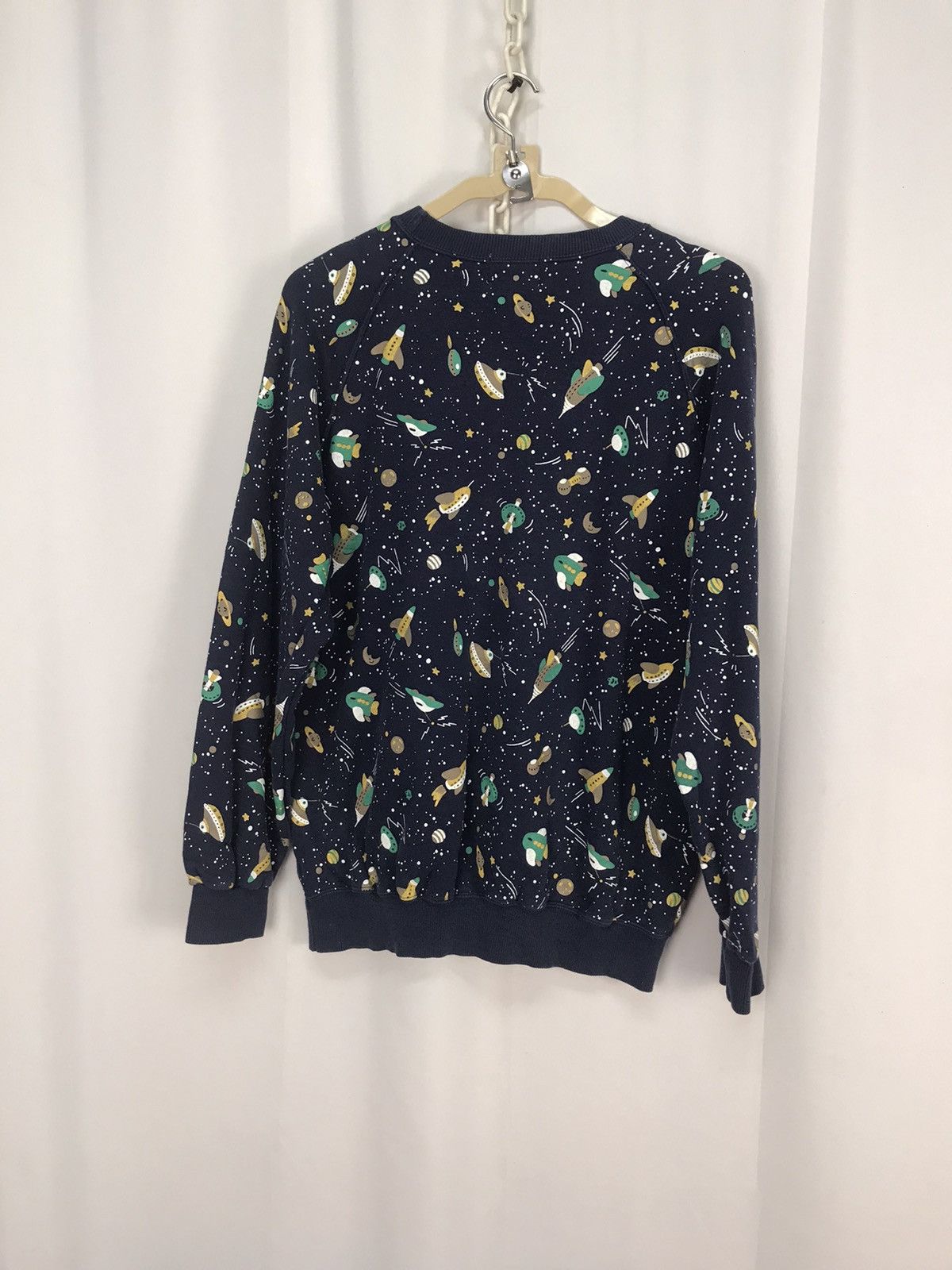 Japanese Brand × Vintage Fullprint sweatshirt by crack moon Size US M / EU 48-50 / 2 - 7 Thumbnail