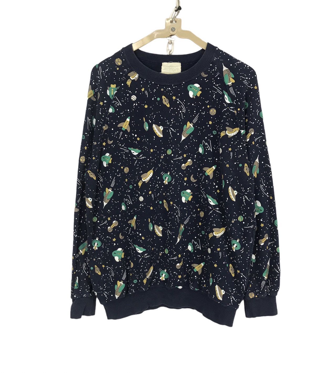 Japanese Brand × Vintage Fullprint sweatshirt by crack moon Size US M / EU 48-50 / 2 - 1 Thumbnail